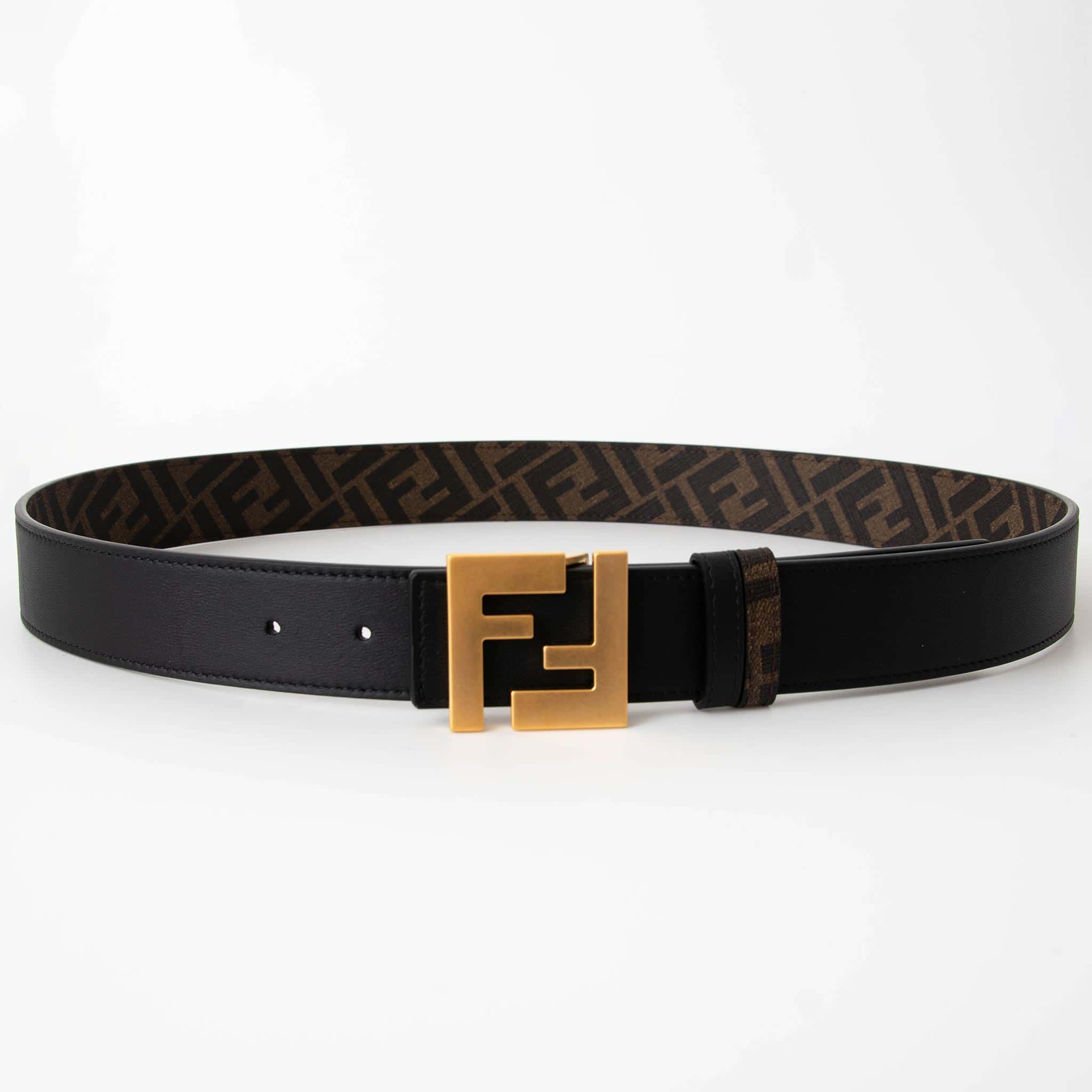 フェンディ　FF ベルト FFベルト レザー ブラック | Fendi