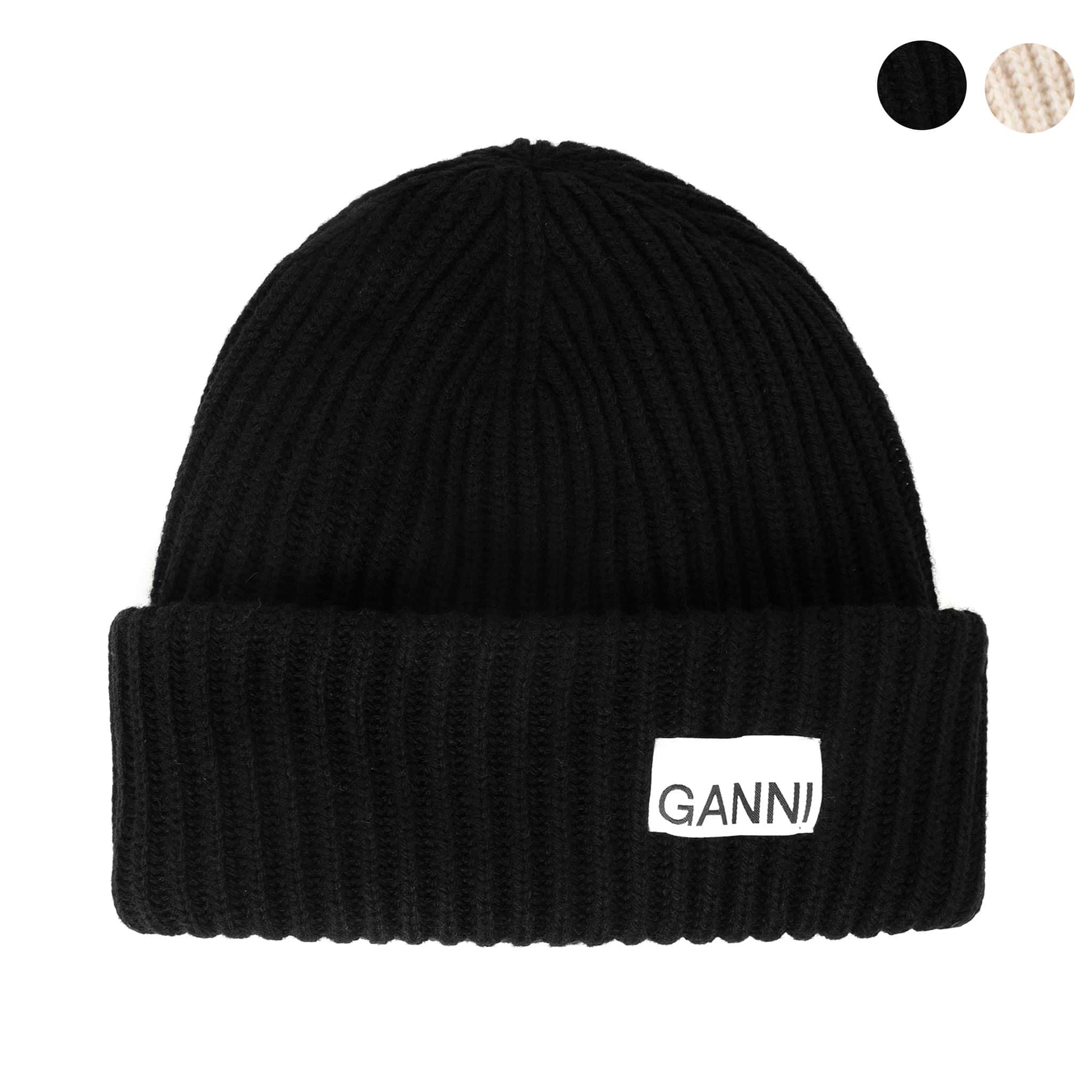楽天市場】GANNI ガニー ニット帽 ビーニー 帽子 ウールケーブル