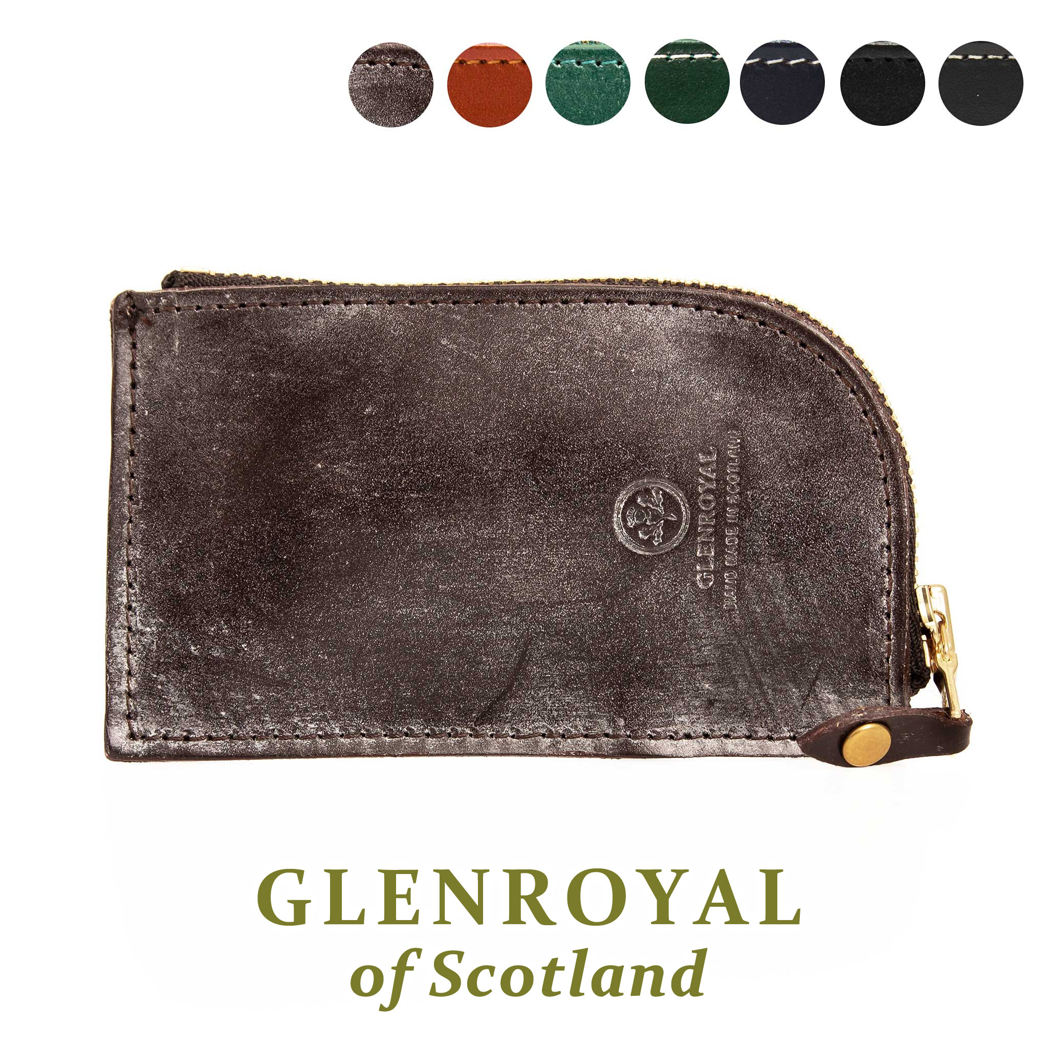 GLEN/グレンロイヤル　カードポケット付きキーケース　ブラウン 楽天市場】正規品 グレンロイヤル GLENROYAL キーケース カード