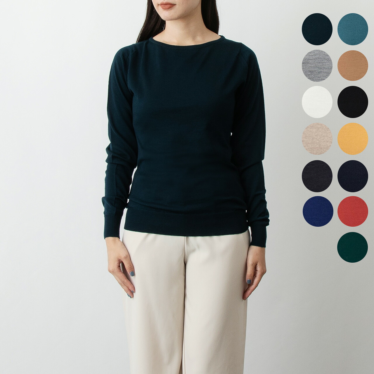 楽天市場】JOHN SMEDLEY ジョンスメドレー ニット SUSAN