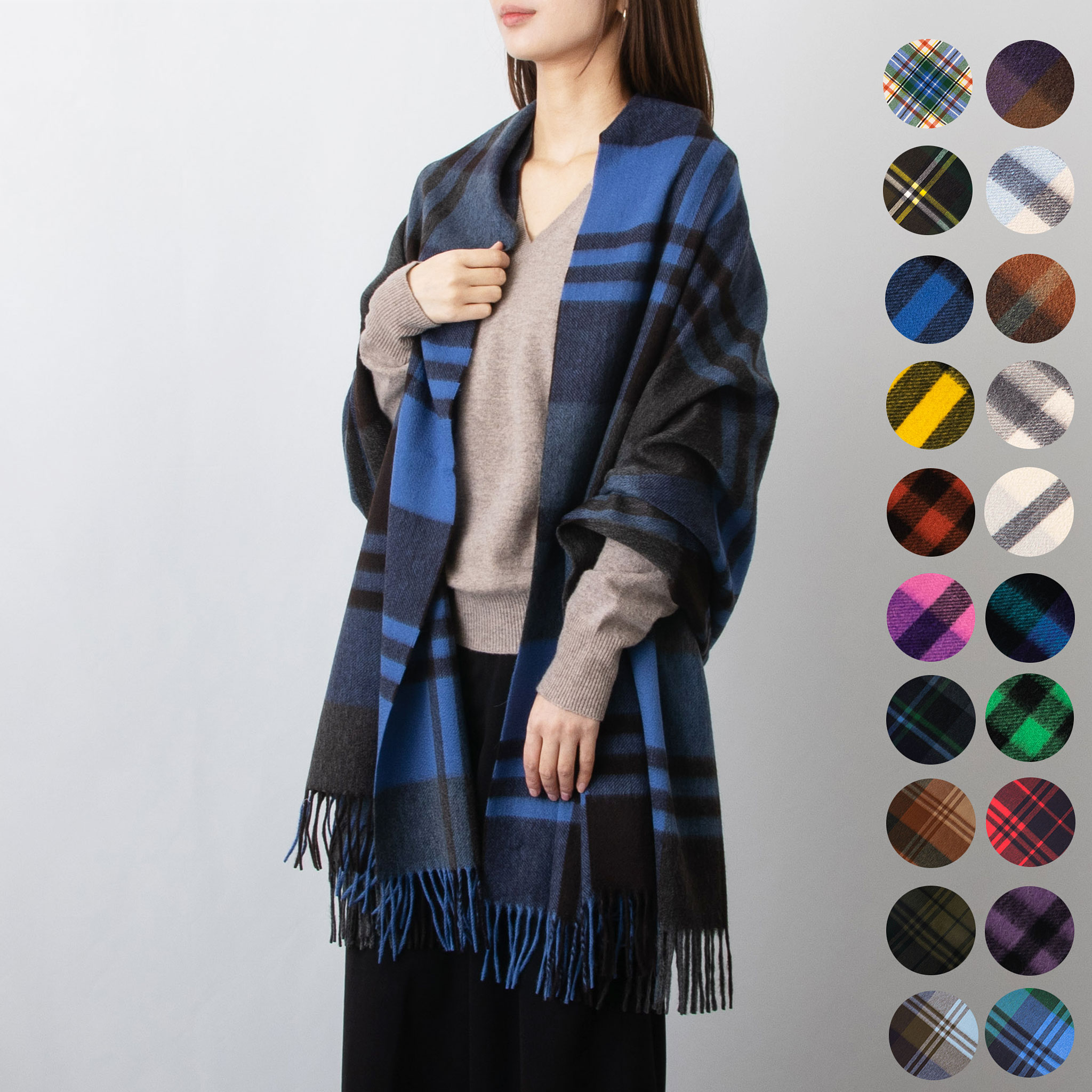 【楽天市場】ジョシュアエリス JOSHUA ELLIS カシミア大判ストール CASHMERE STOLES [全18色]【英国