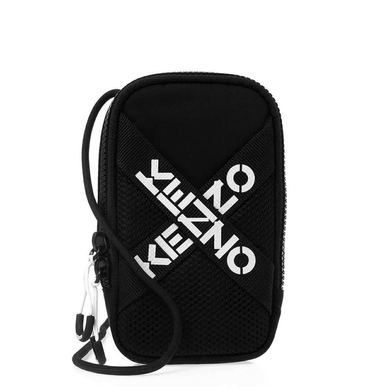 【楽天市場】ケンゾー KENZO フォンケース ブラック KENZO SPORT CROSSBODY PHONE HOLDER ON STRAP FA65PM228F21 99 BLACK