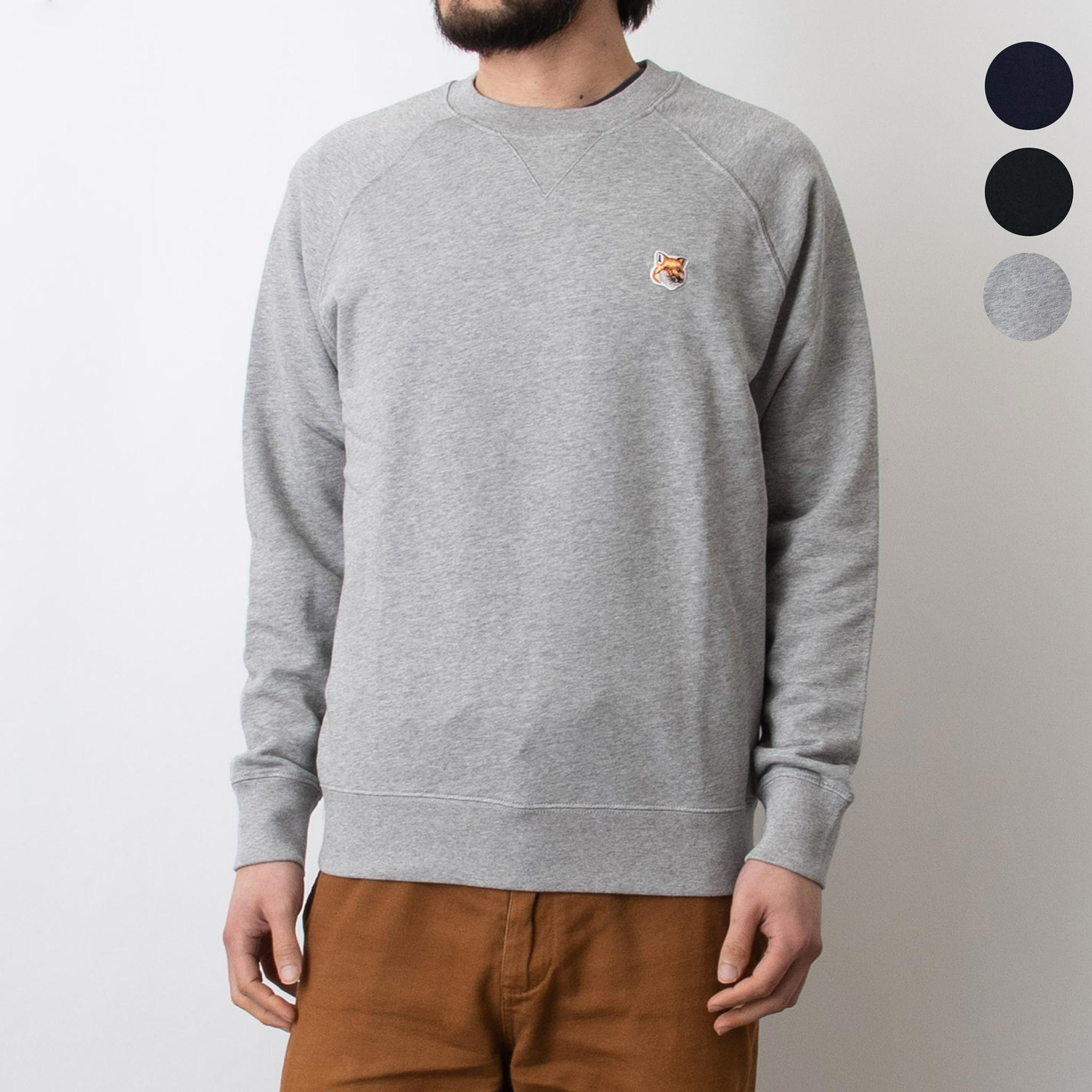 MAISON KITSUNE&#39; - メゾンキツネ トレーナー サイズXS - 長袖 MAISON KITSUNE メゾン キツネ スウェット FOX HEAD PATCH