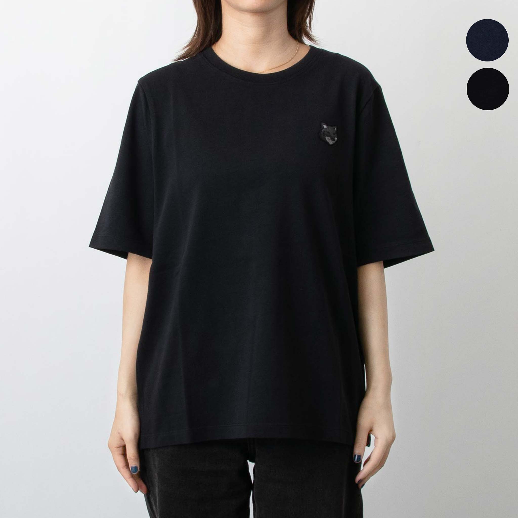 メゾンキツネ　フォックス　Tシャツ　ブラック MAISON KITSUNE Maison Kitsune メゾンキツネ Tシャツ Baby Fox