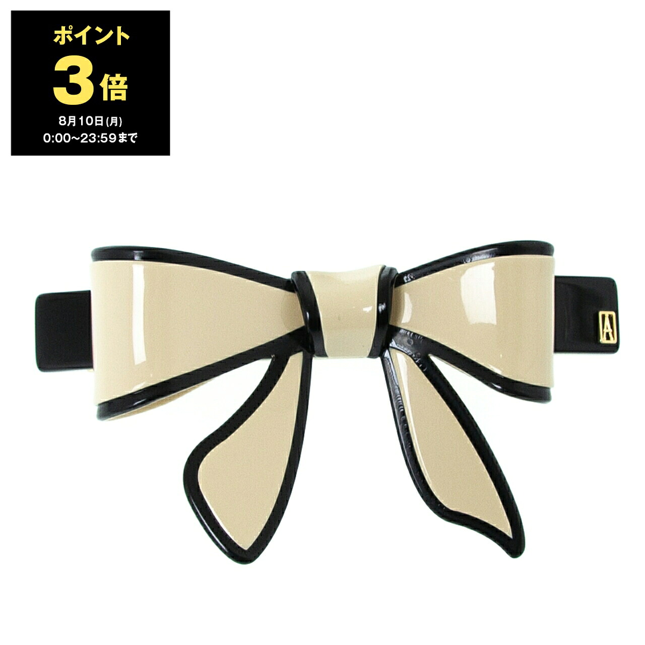 【3％OFFクーポン対象】アレクサンドル ドゥ パリ ALEXANDRE DE PARIS バレッタ LES LISERAI TENDERLY BARRETTE レディース AA8-12689-03 8cm X NOIR