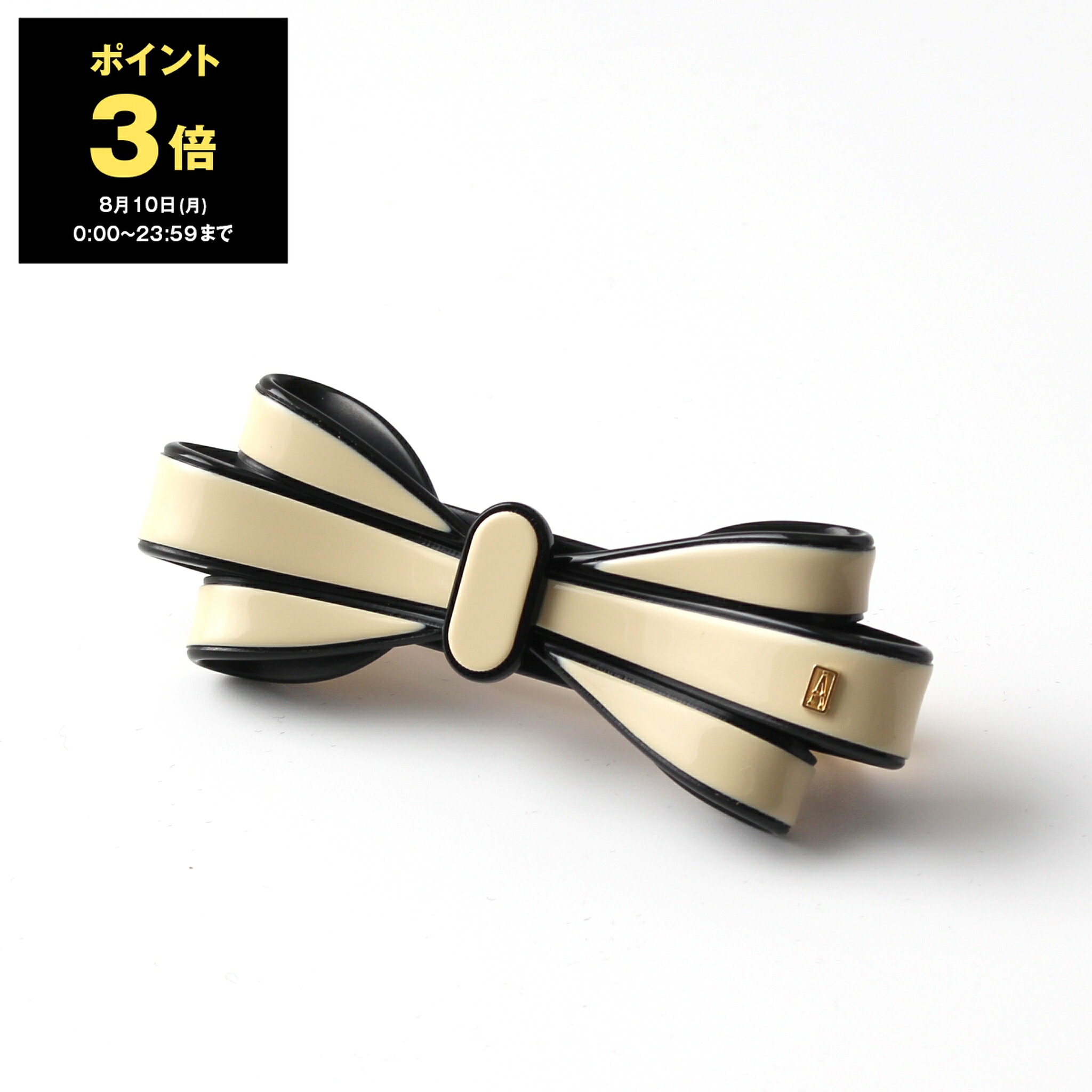 【3％OFFクーポン対象】アレクサンドル ドゥ パリ ALEXANDRE DE PARIS バレッタ LES LISERAI TENUE DE SOIREE BARRETTE レディース 8cm AA8-16524-02 X NOIR