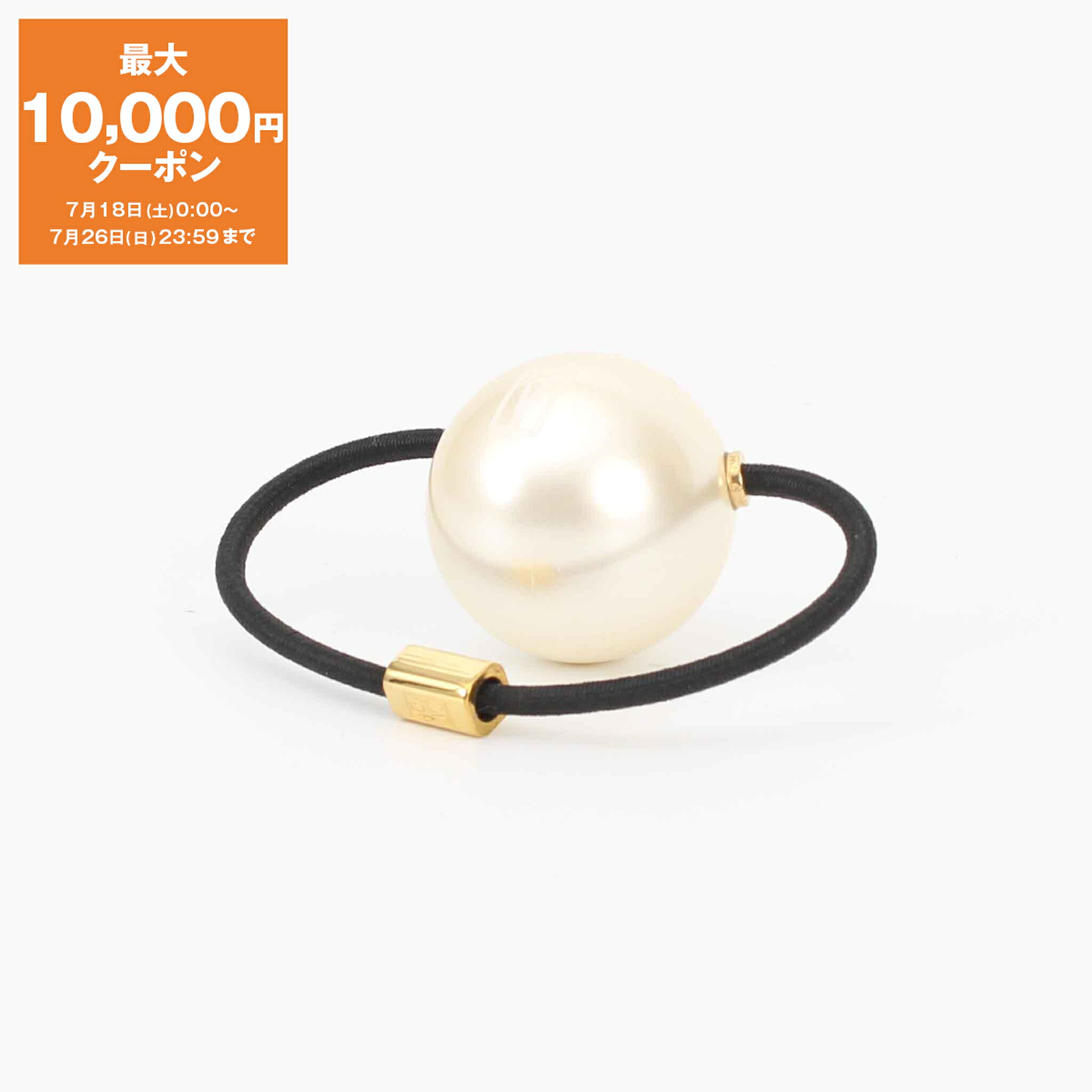 【最大10,000円クーポン】アレクサンドル ドゥ パリ ALEXANDRE DE PARIS ヘアゴム LES PERLES PERLE RARE PONY PERLE レディース NPY-50532|ChelseaGardensUK