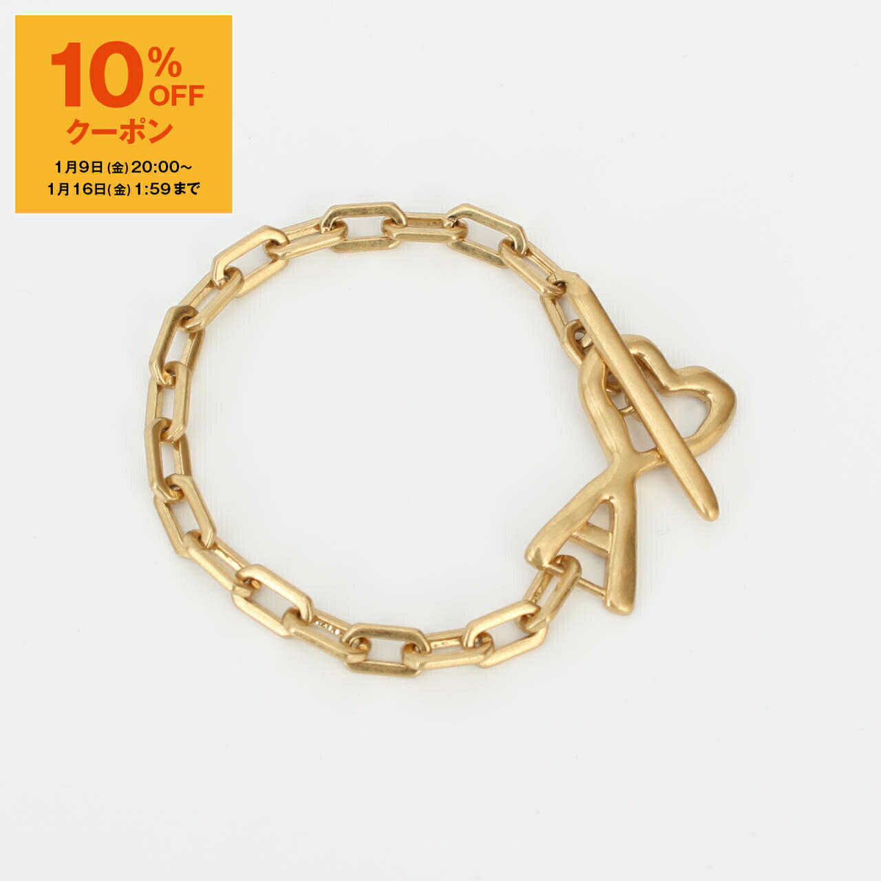 AMI Paris　アミ パリス　AMI DE COEUR　チェーンブレスレット AMI Paris] DE COEUR チェーンブレスレット (AMI PARIS/ブレスレット