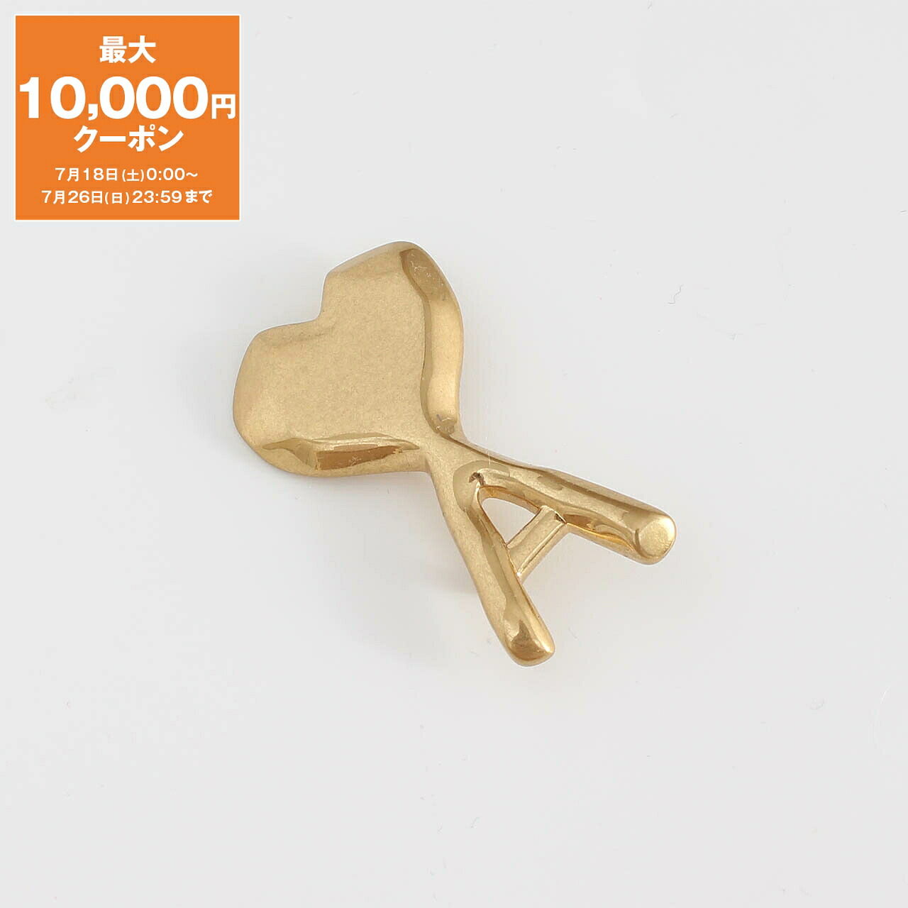 【最大10,000円クーポン】アミパリス AMI PARIS ブローチ AMI DE COEUR HAMMERED PIN / BROOCH [ハンマード ピン ブローチ] レディース メンズ UJW424.361｜ChelseaGardensUK
