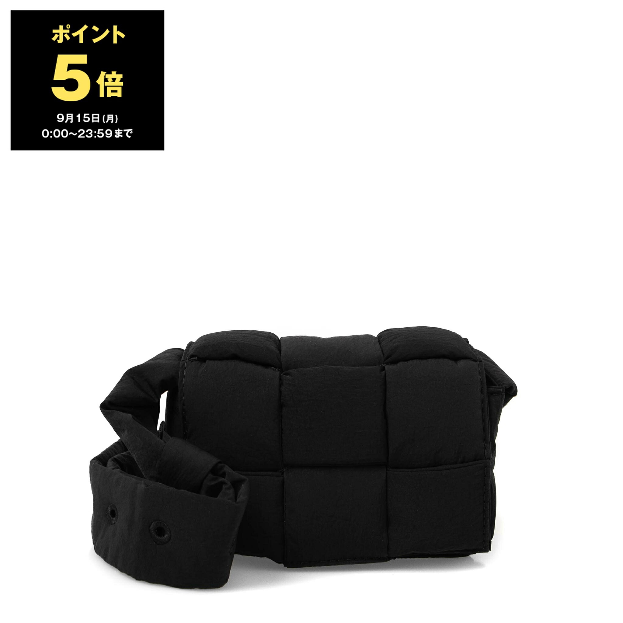 BOTTEGA VENETA ブラック ミニショルダーバッグ BOTTEGA VENETA ボッテガヴェネタ ショルダーバッグ MINI