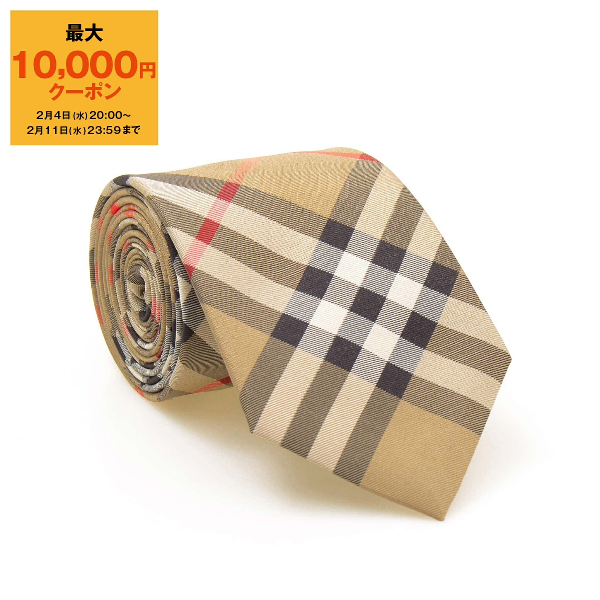 楽天市場】BURBERRY バーバリー ネクタイ チェック シルク 8083490