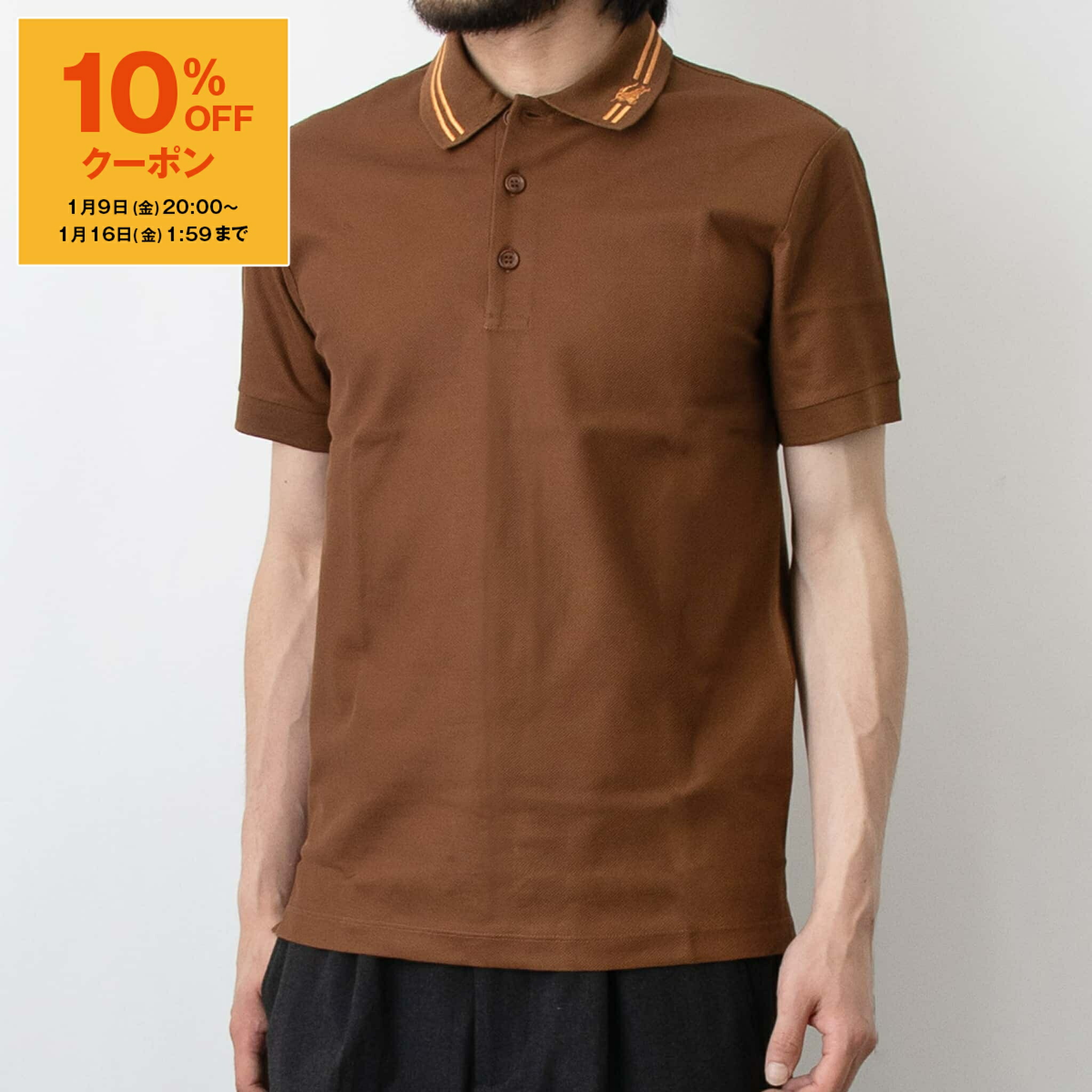 バーバリー　Burberry ポンチョ　ポロシャツ　モノグラムモチーフ　コットン バーバリー Burberry ポンチョ ポロシャツ モノグラムモチーフ コットン