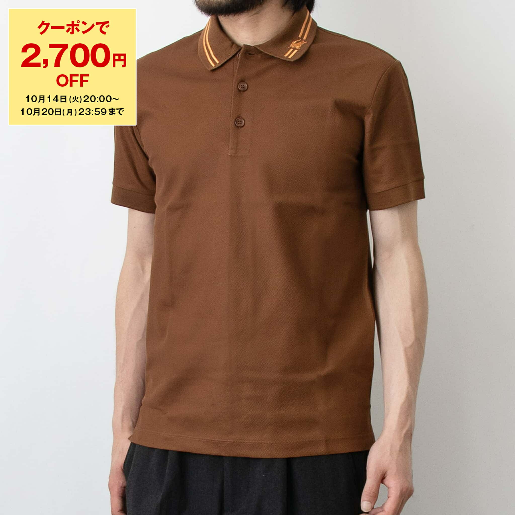 バーバリー　Burberry ポンチョ　ポロシャツ　モノグラムモチーフ　コットン バーバリー Burberry ポンチョ ポロシャツ モノグラムモチーフ