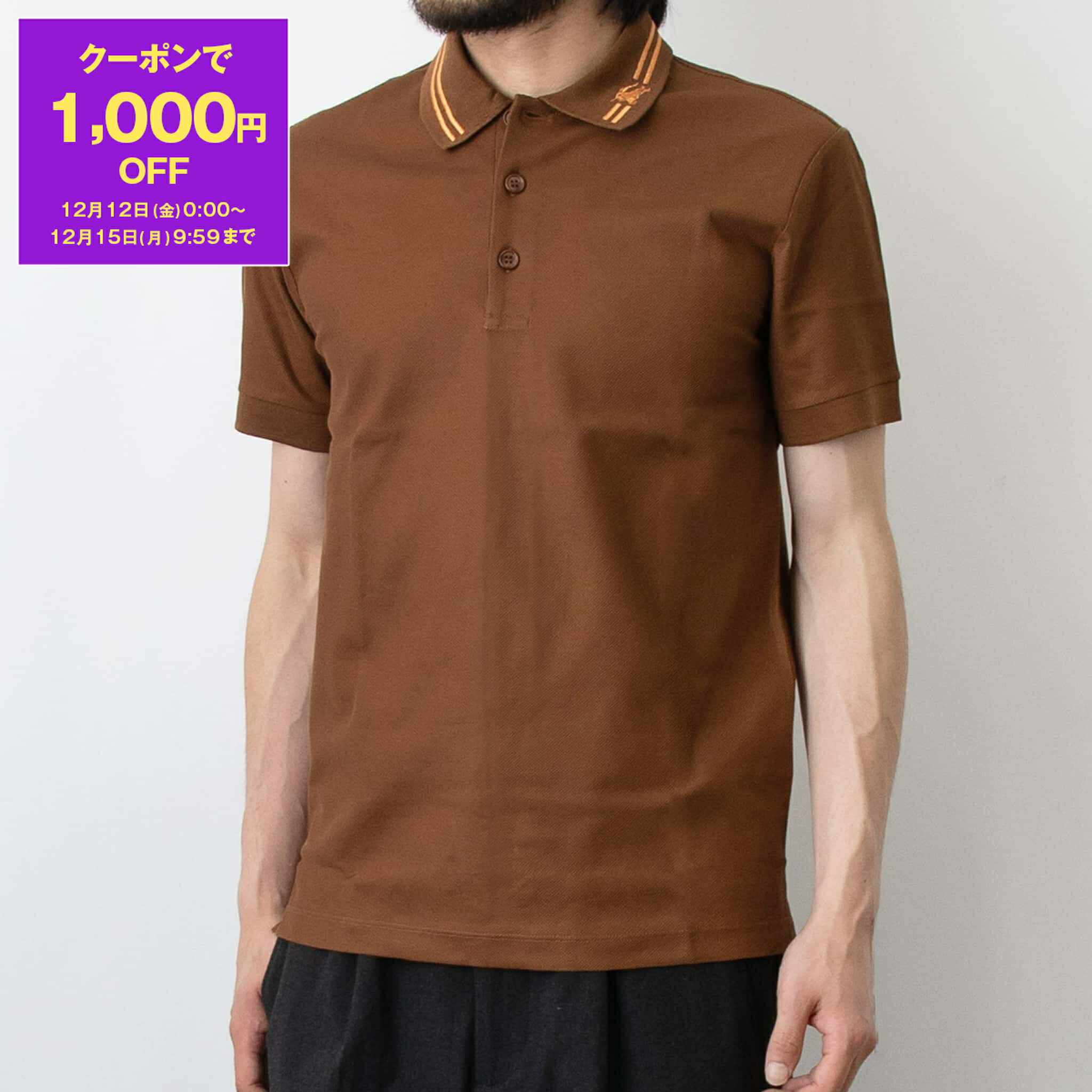 楽天市場】BURBERRY バーバリー MONOGRAM MOTIF COTTON POLO SHIRT