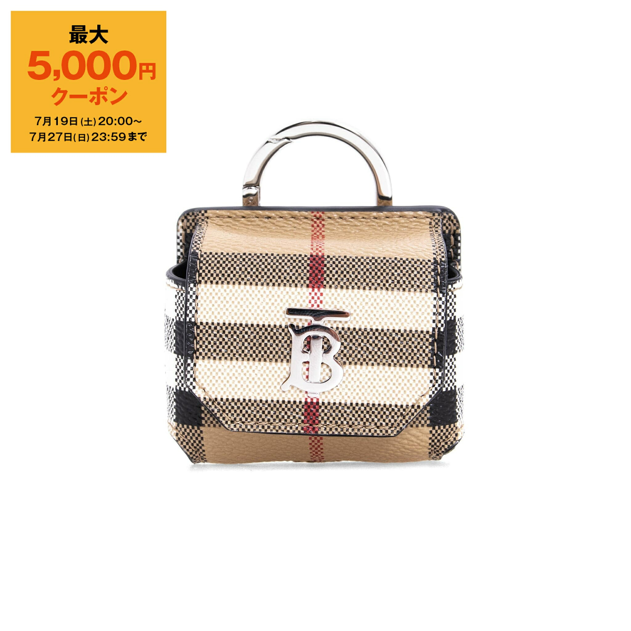 ★週末セール★Burberry AirPodsケース ノバチェック ロゴ金具 8065992archive.jpg