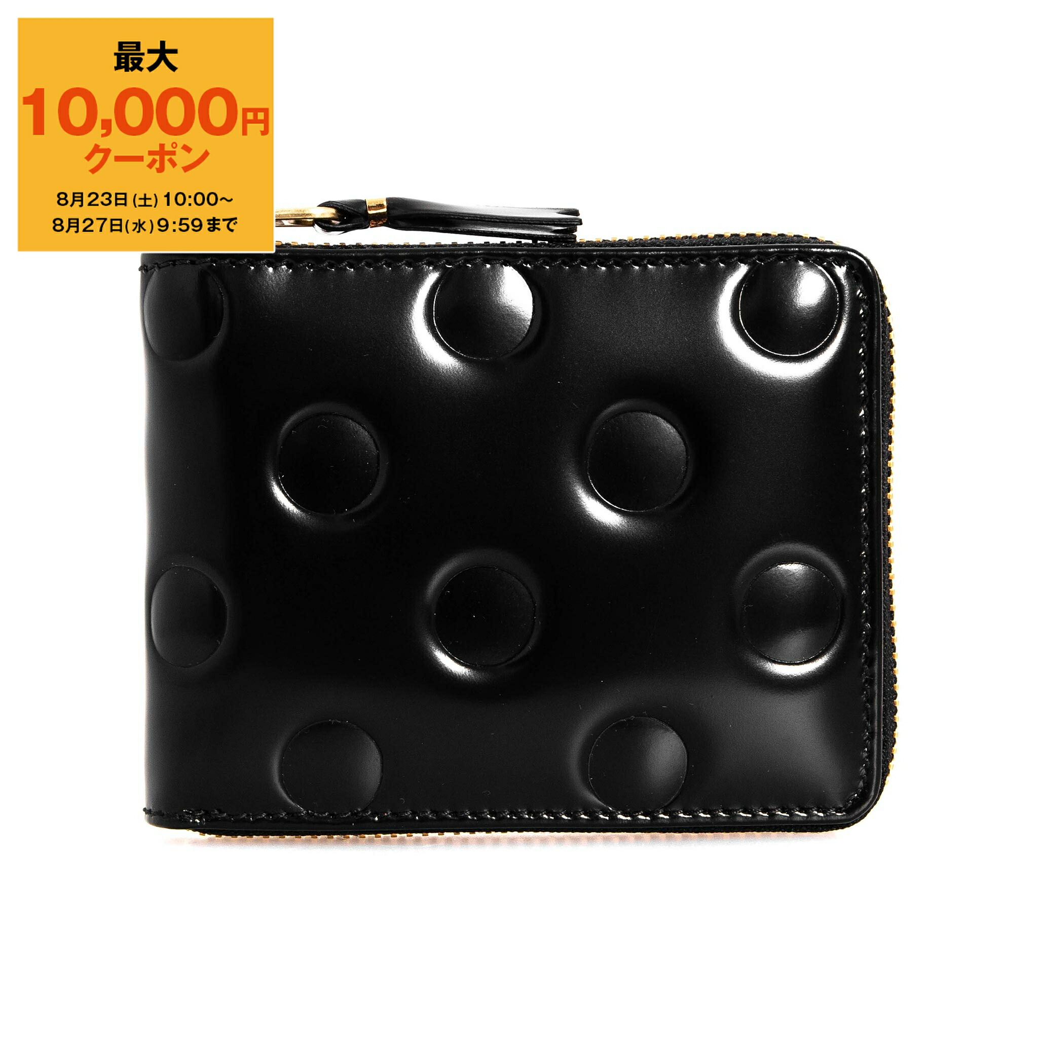 COMME des GARÇONS ブラック二つ折り財布 COMME des GARCONS コムデギャルソン DES 二つ折り財布 ブラック