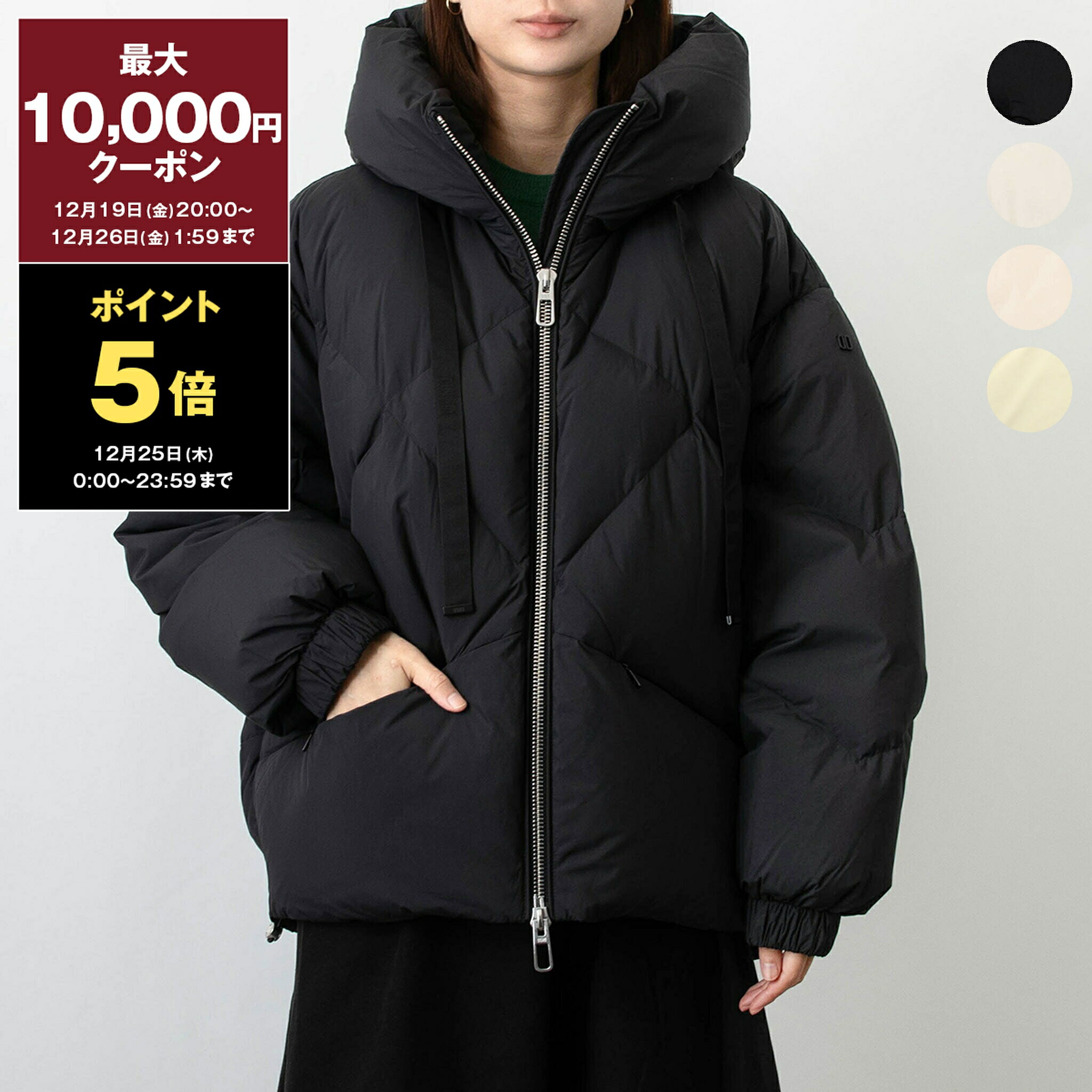 DUNO ブラック ダウンジャケット DUNO（デュノ） ダウンジャケット HEKA PRATO/MEST レディース MW541E