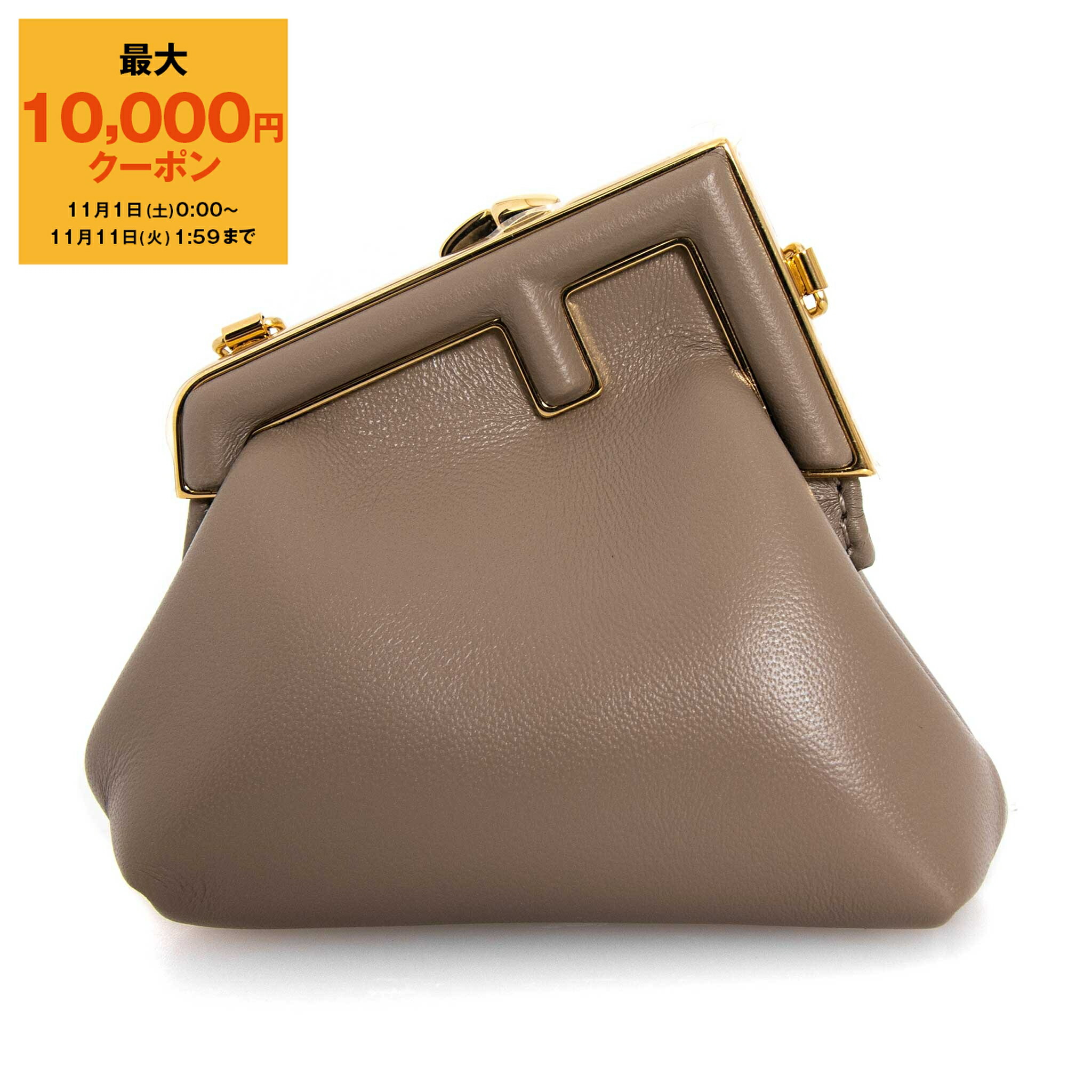 ［値下げ］FENDI フラグメントケース ケース カードケース ミニ財布 フェンディ カードケース フラグメントケース ブラウン