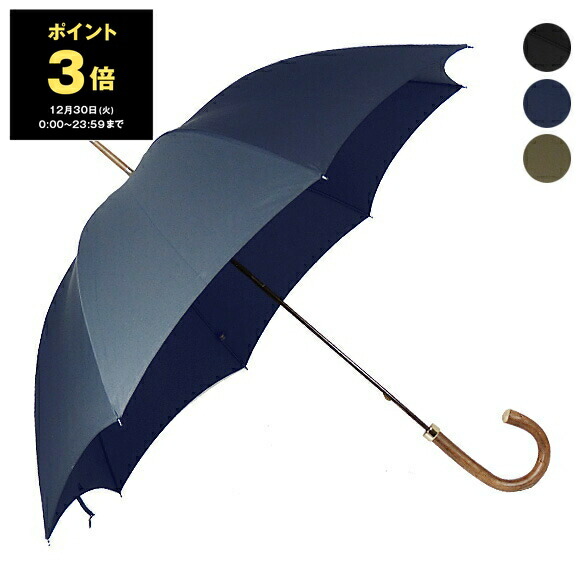 未使用保管品✨英国製 フォックスアンブレラ 長雨傘 ブラック フォックスアンブレラズ FOX UMBRELLAS 長傘（HORSE BLK） -waja