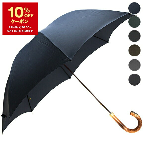 美品　FOX UMBRELLAS　フォックスアンブレラズ　長傘　ブラック フォックスアンブレラズ FOX UMBRELLAS 長傘（HORSE BLK） -waja