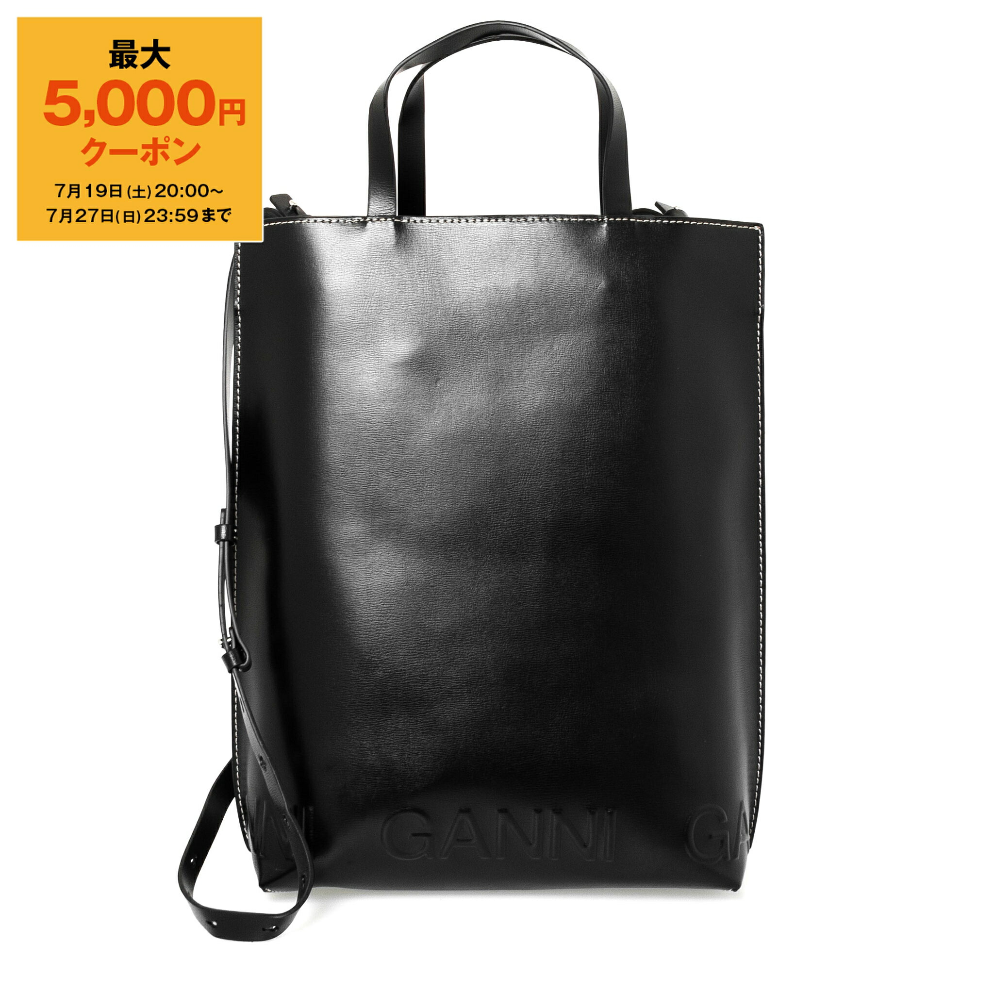 トートバッグ GANNI TOTES Phantom Black XXL Tote | GANNI US