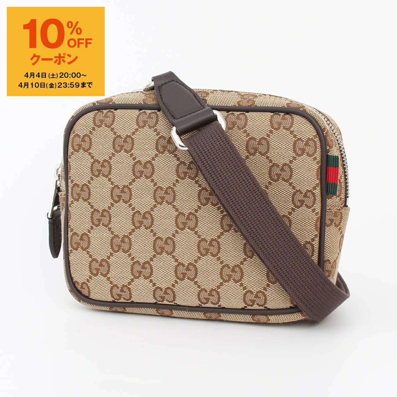 【10％OFFクーポン対象】グッチ GUCCI バッグ ショルダーバッグ GG CANVAS MINI BAG [キャンバスミニバッグ] メンズ 834268 FAEON