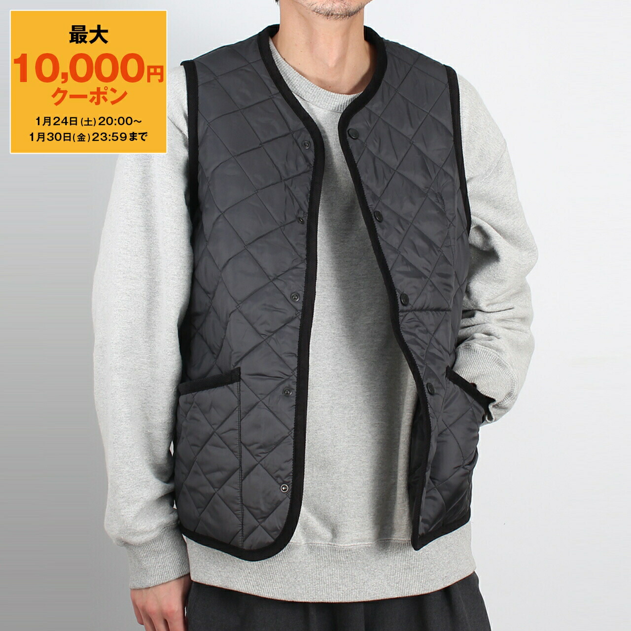 LAVENHAM ラベンハム リバーシブル キルティングベスト 36 S英国製 正規取扱店 LAVENHAM (ラベンハム) WMS SLJ3166 THORNHAM 22 RC