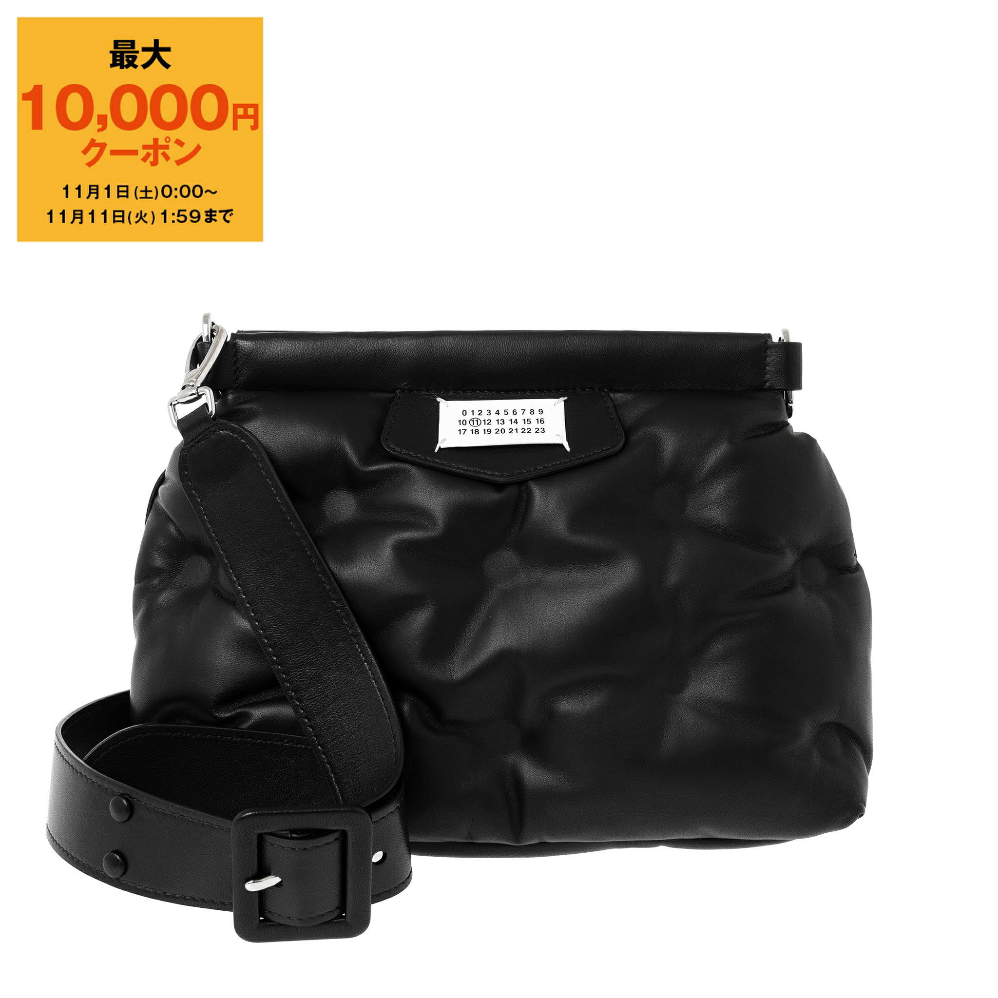 Maison Margiela◆クラッチバッグ/ペイント/(11)/11番/セカンドバッグ/レザー/BEG MAISON MARGIELA メゾンマルジェラ 11 クラッチバッグ