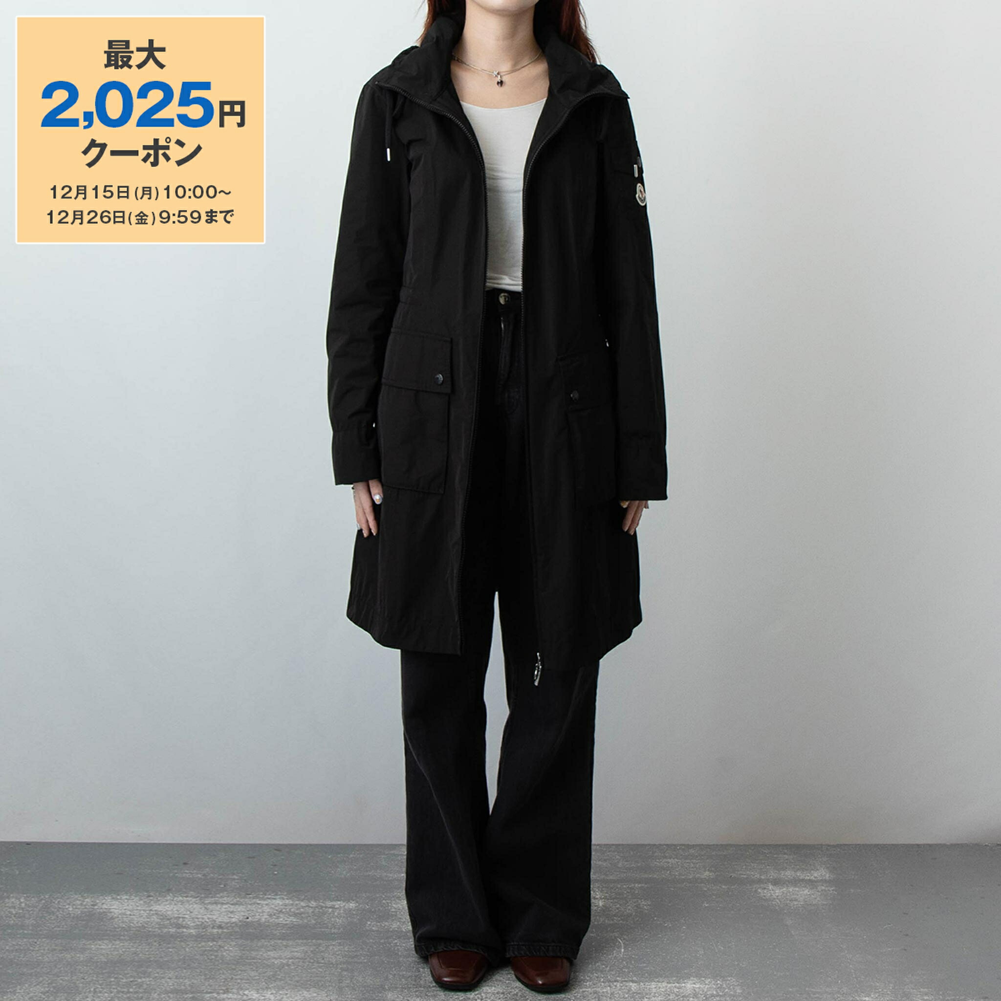 楽天市場】モンクレール MONCLER レディース ダウンコート ブラック