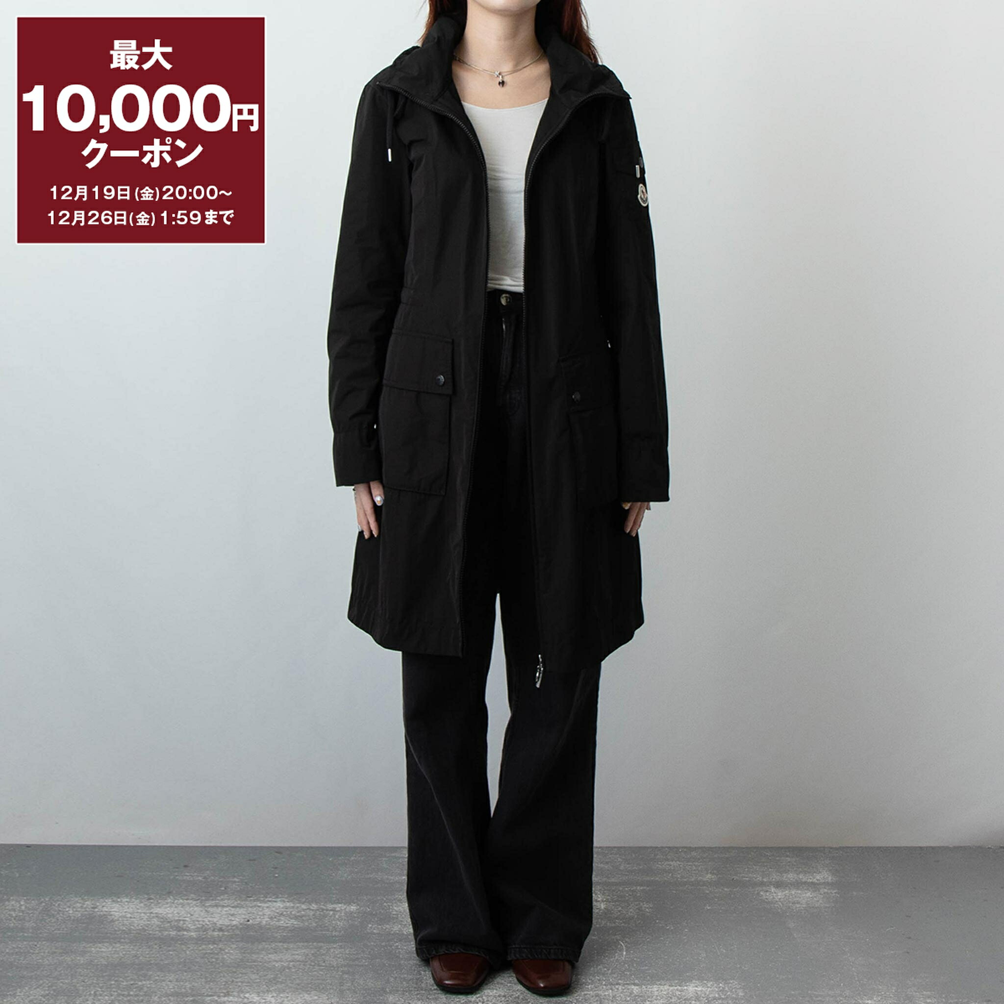 楽天市場】モンクレール MONCLER レディース ダウンコート ブラック