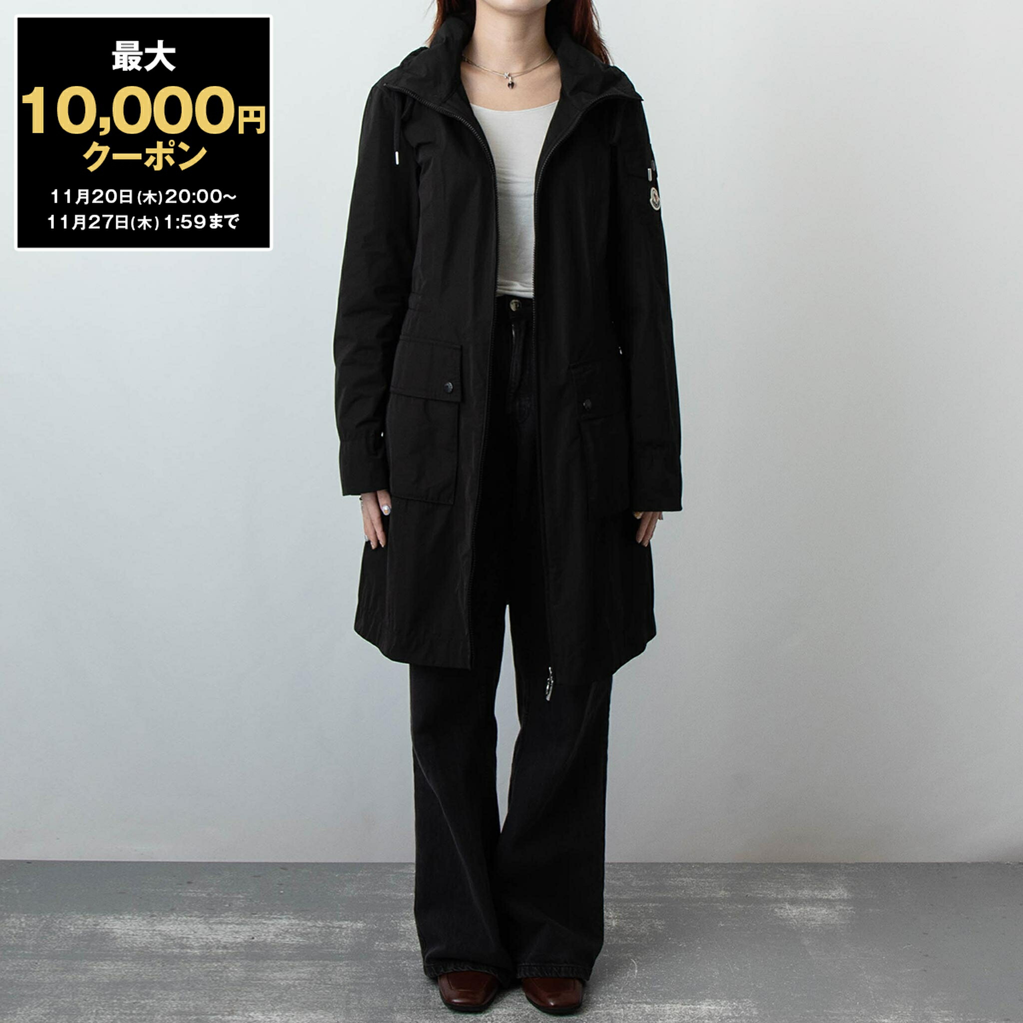 楽天市場】モンクレール MONCLER レディース ダウンコート ブラック