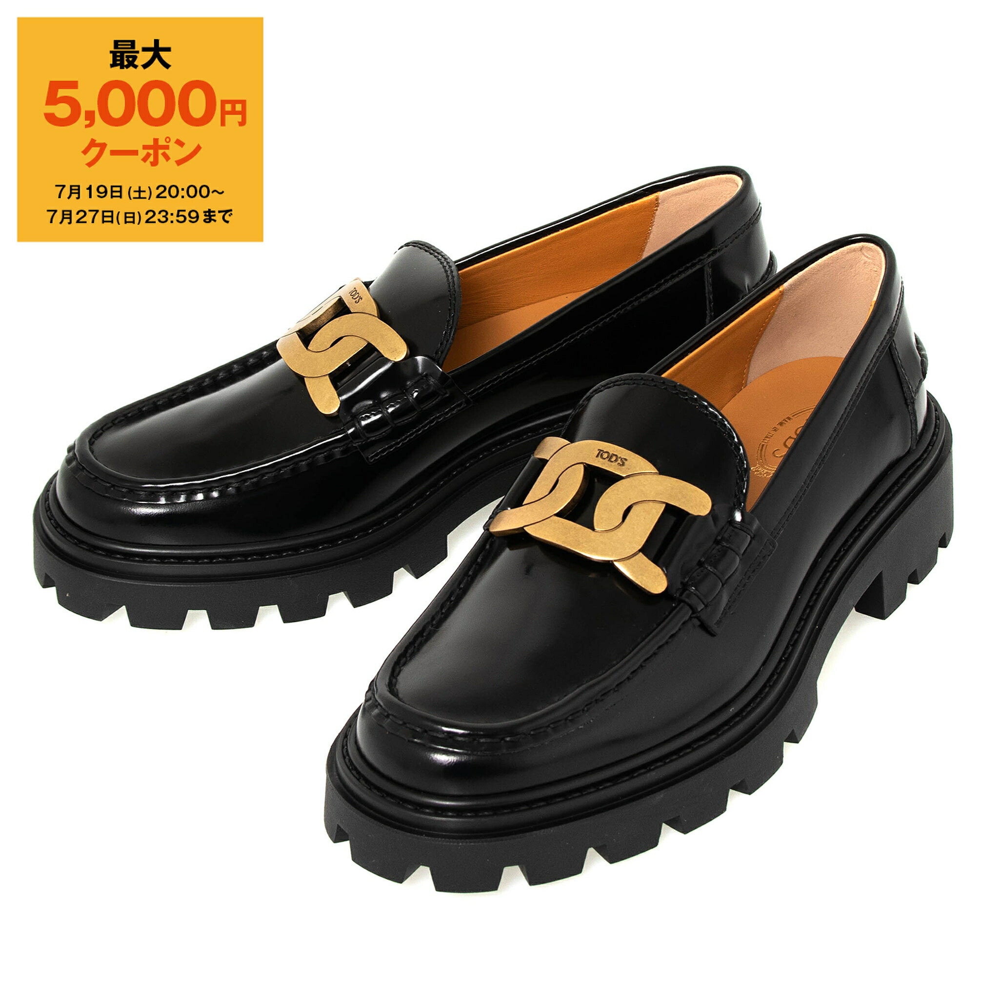 関税・送料込 Tod's トッズ ケイト ロゴ モカシン トッズ TOD'S TODS ローファー ケイト XXW02E0IH20GOC （B999