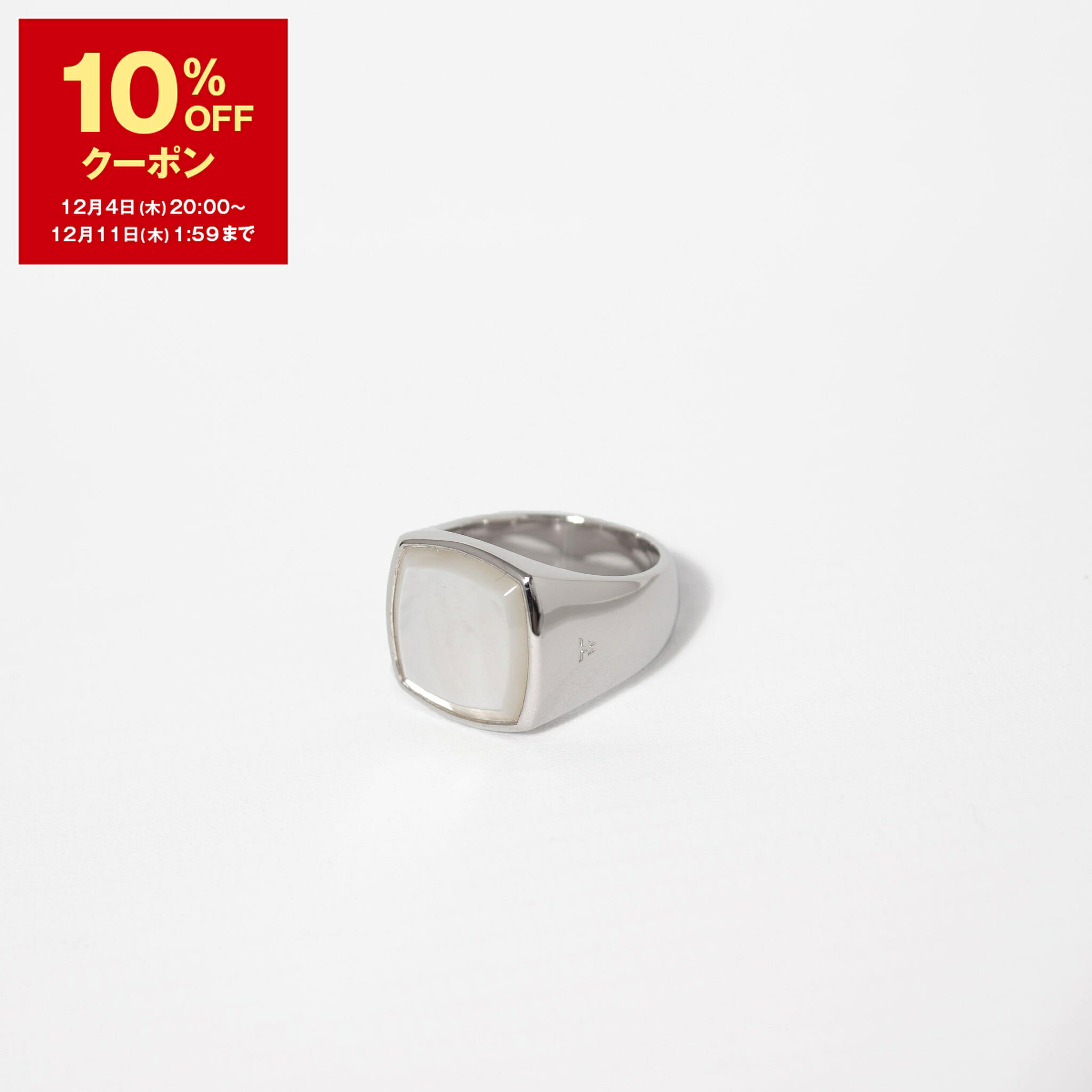 楽天市場】TOMWOOD トムウッド リング レディース Cushion White MOP