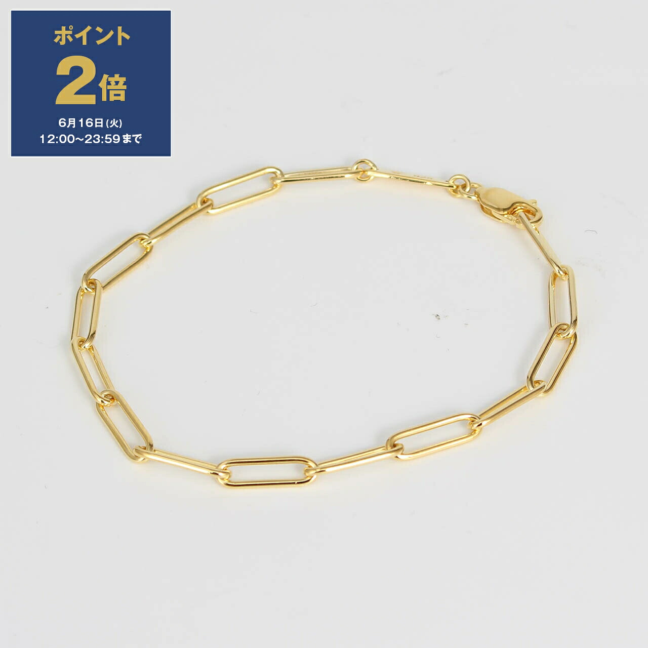 【3％OFFクーポン対象】トムウッド TOM WOOD ブレスレット BOX BRACELET GOLD [ボックス・ブレスレット・ゴールド] レディース メンズ 100067 S925/18K GOLD P