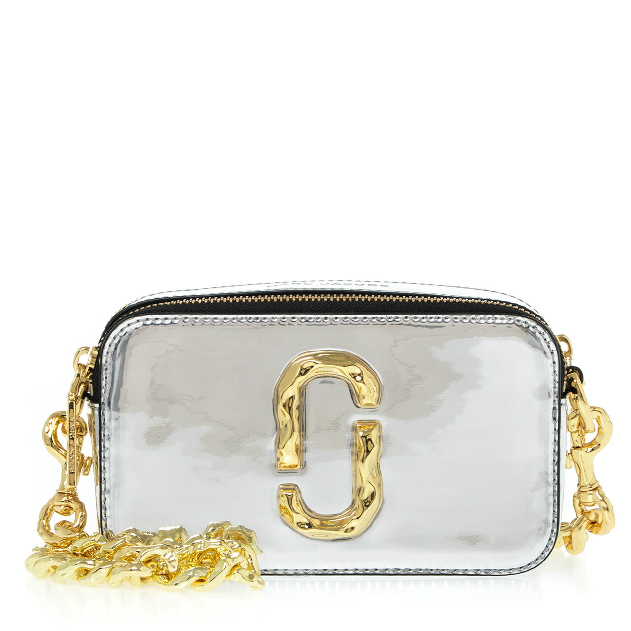 マークジェイコブス MARC JACOBS バッグ レディース 2WAYショルダー/クラッチバッグ シルバー SNAPSHOT SMALL CAMERA BAG [スナップショット] H152M06PF22 040 SILVER【アウトレット】
