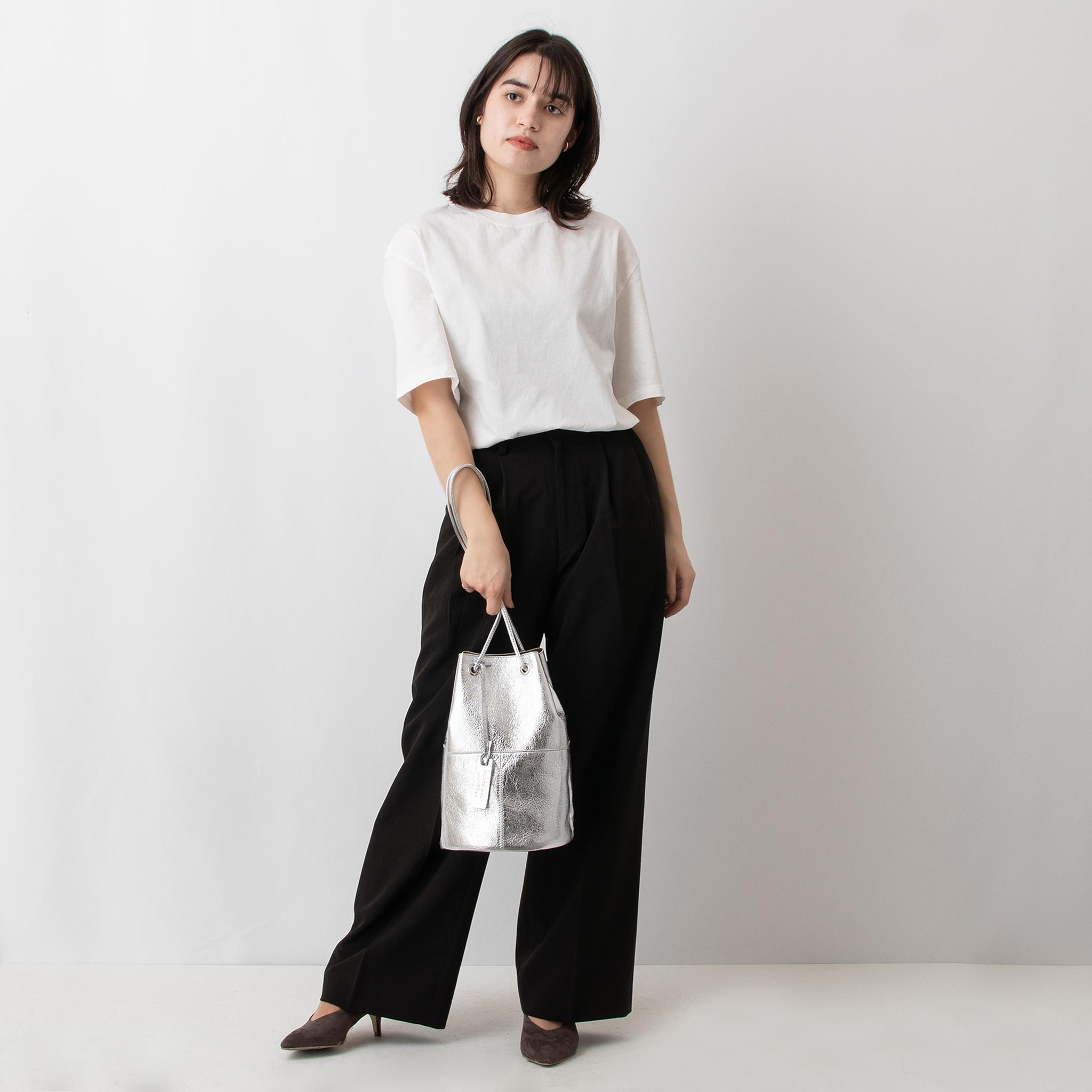 マルコマージ Masi マルコマージ マルコマージ Marco ハンドバッグ バッグ ハンドバッグ Pellame Masi Marco Bag 500円クーポン対象 レディース シルバー Bucket 26 Pellame Laminato B01 Silver Chelseagardensuk 在庫処分大特価