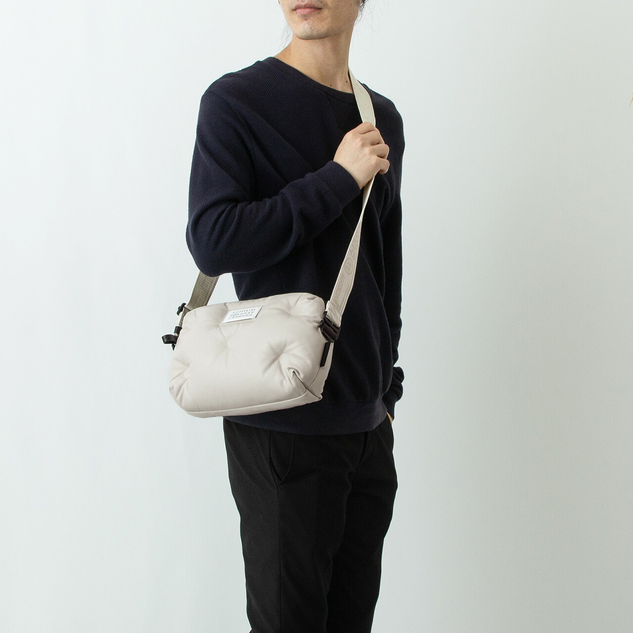 激安先着 メンズ Margiela Maison マルジェラ メゾン メンズ ショルダーバッグ マルジェラ メゾン Margiela Maison ショルダーバッグ White Bag Crossbody Slam Glam バッグ バッグ Albinofoundation Org