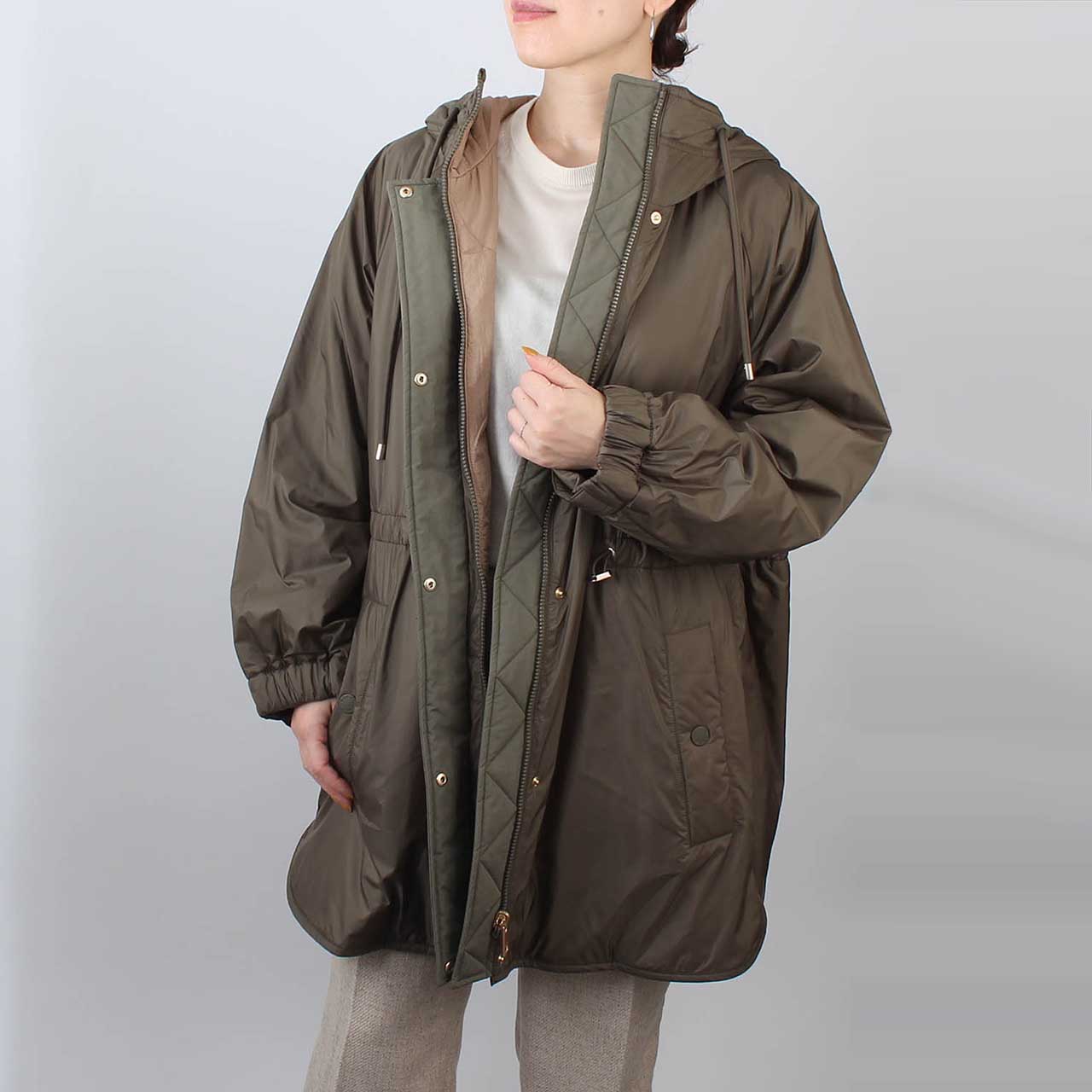 S'Max Mara　ナイロンジャンパー WEEKEND Max Mara マックスマーラ ナイロンジャケット/LEGNO【大きい