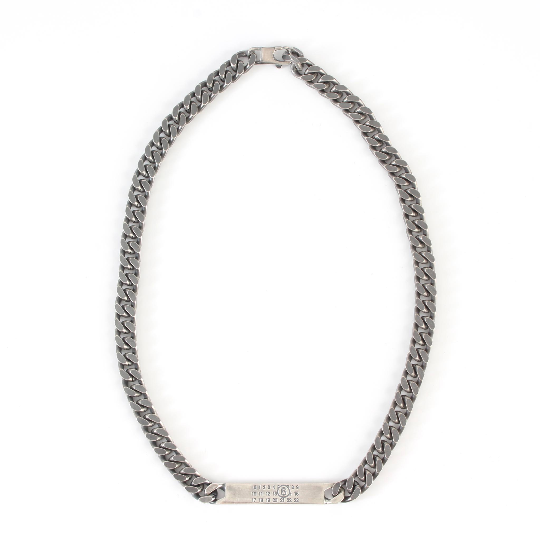 MM6 MAISON MARGIELA ネックレス CHAIN NECKLACE【国内配送】 CHAIN NECKLACE SILVER - MM6 MAISON MARGIELA(エムエムシックス