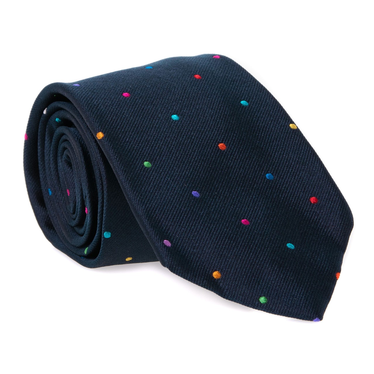 ポールスミス Paul Smith ネクタイ ネイビー ドット柄 Men Tie Multi Spot M1a 0tie J 47 Navy 中華のおせち贈り物