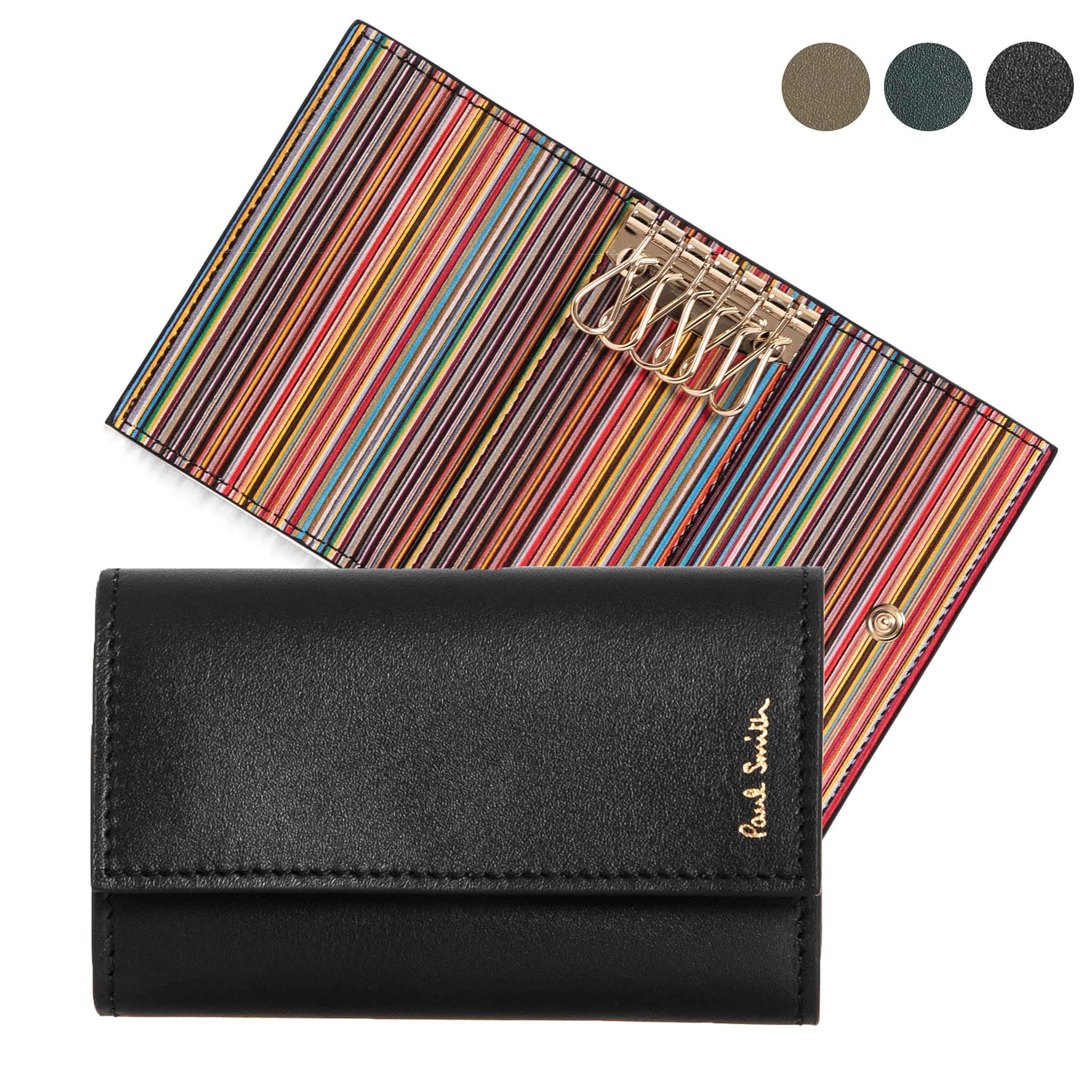 ポールスミス PAUL SMITH メンズ キーケース MENS WALLET KEYCASE M1A-1981 BMULTI【英国ブランド】