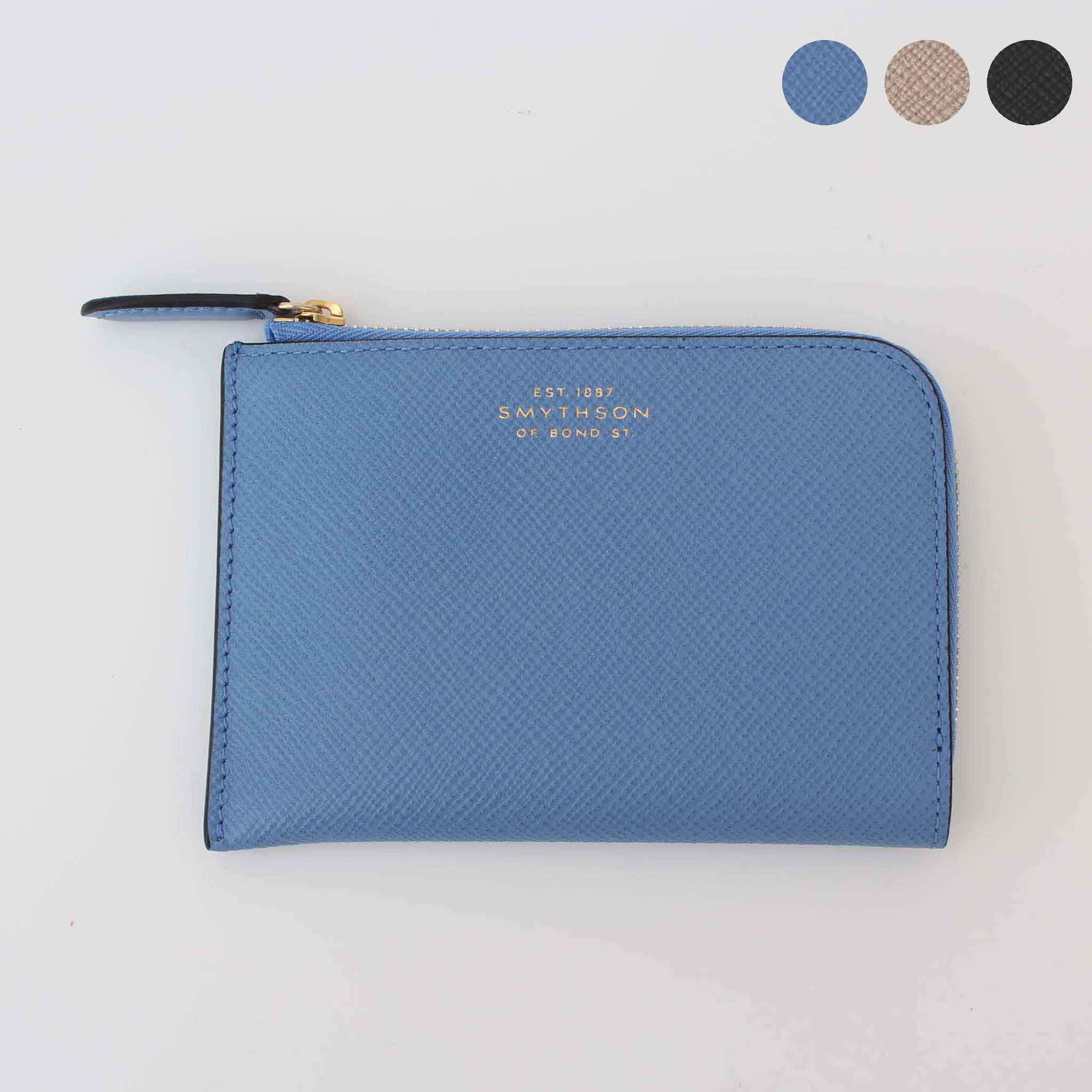 SMYTHSON 正規店購入 二つ折り財布 青 NILE BLUE 楽天市場】スマイソン SMYTHSON 財布 ラウンドファスナー長財布