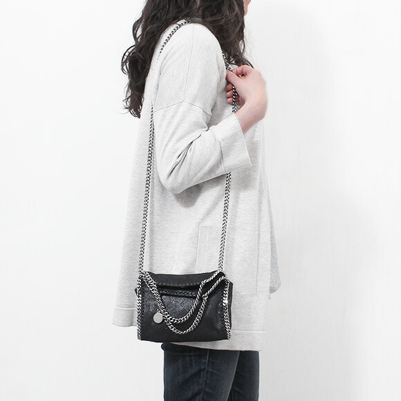 Chelseagardensuk Stella Mccartney Bag Falabella Stella Mccartney Bag Falabella Las 2 Way Shoulder Black Gy Tiny Deer Tote 391698 W9132 1000