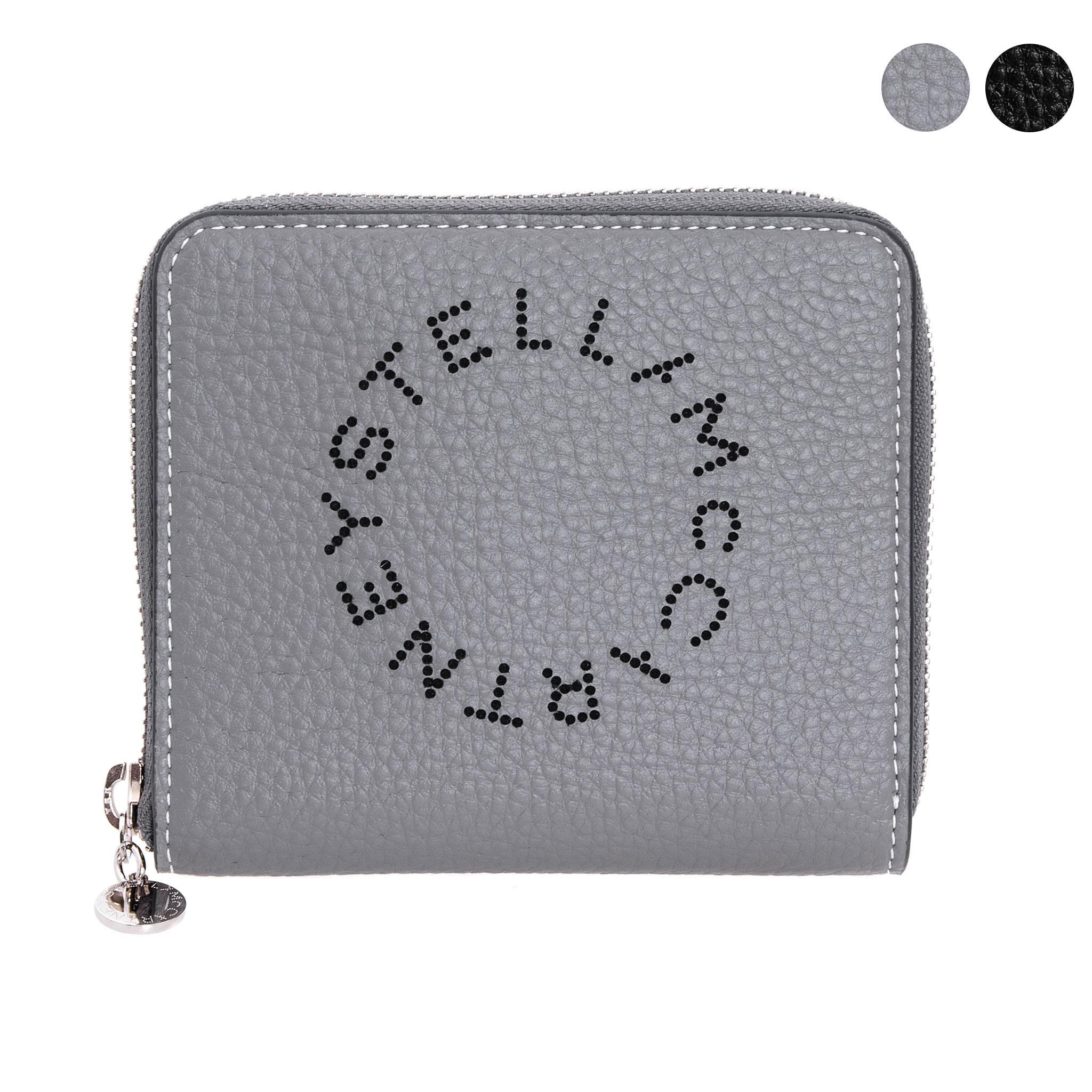 人気商品超目玉 目玉商品 ステラマッカートニー STELLA McCARTNEY 財布 レディース L字ファスナー財布 シルバー STELLA  LOGO ZIP CARDHOLDER ステラロゴ 700253 W70019 8101 SILVER