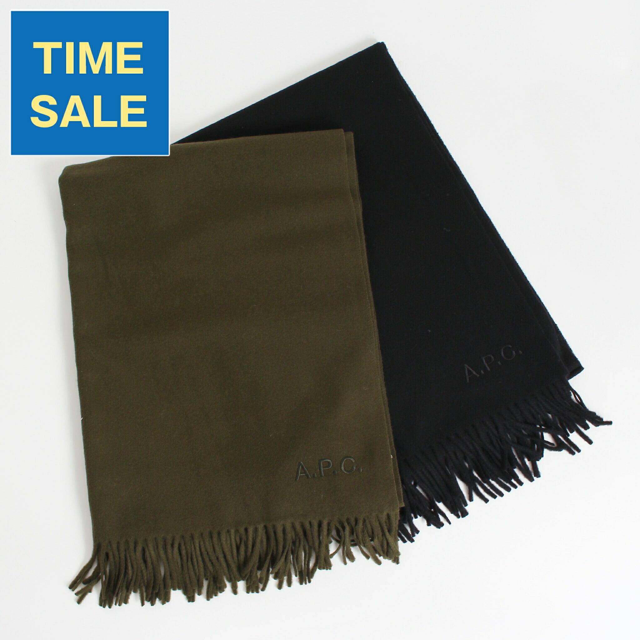 楽天市場】APC A.P.C. アーペーセー マフラー メンズ レディース 無地