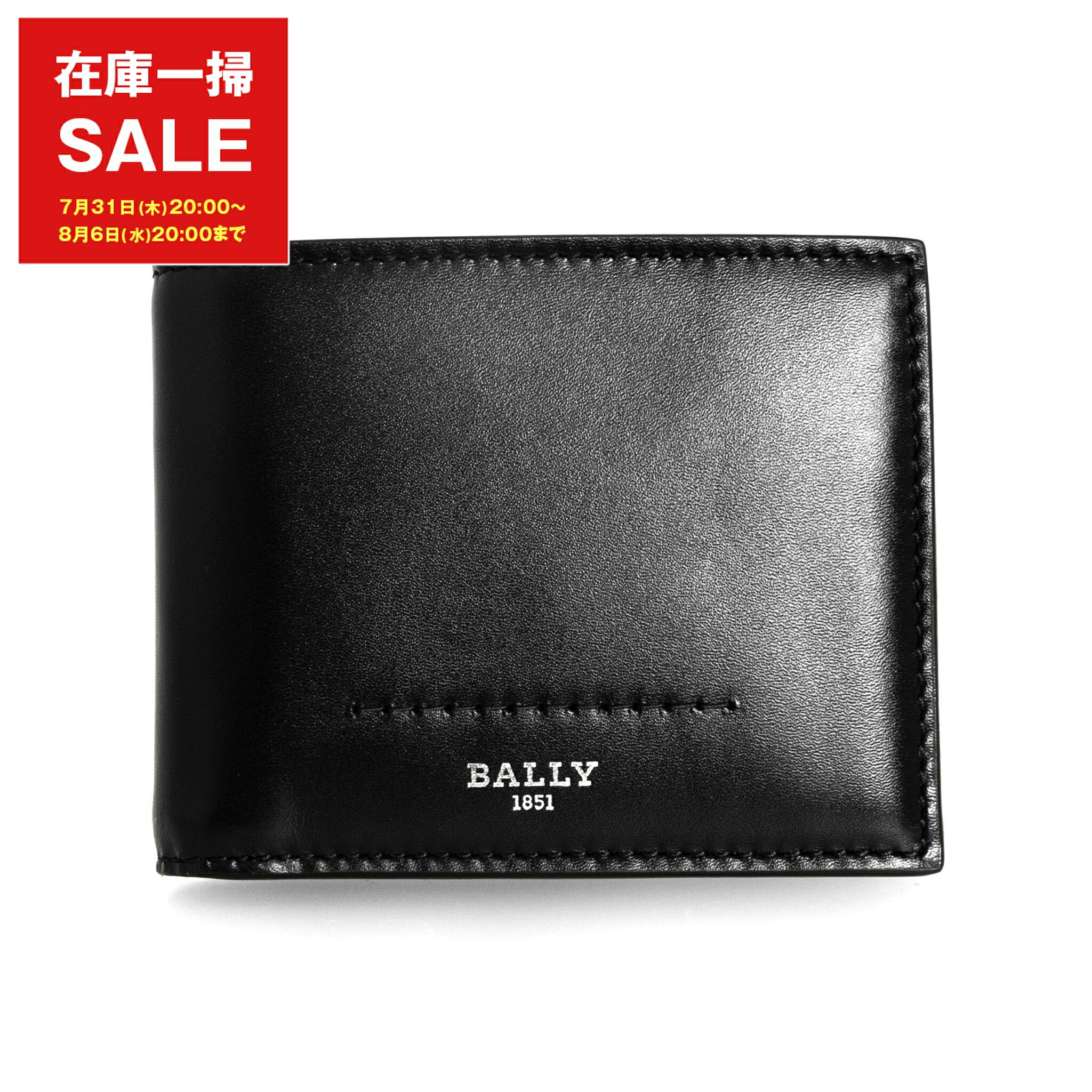 新品‼️ バリー　BALLY サフィアーノ　レザー　マネークリップ　ブラック　黒 楽天市場】バリー BALLY 財布 メンズ 二つ折り財布
