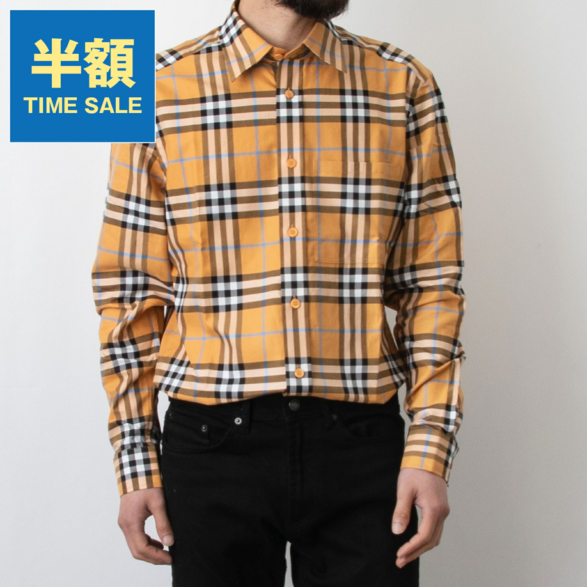 楽天市場】BURBERRY バーバリー 長袖 シャツ 8018640 メンズ チェック