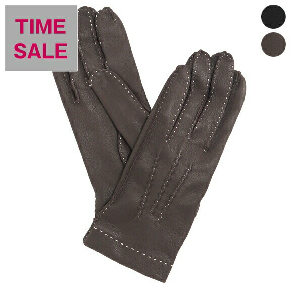 Sermoneta gloves 本革 手袋 サイズ7 黒/青　未使用 Sermoneta gloves 本革 手袋 サイズ7 黒/青 未使用 2025年最新