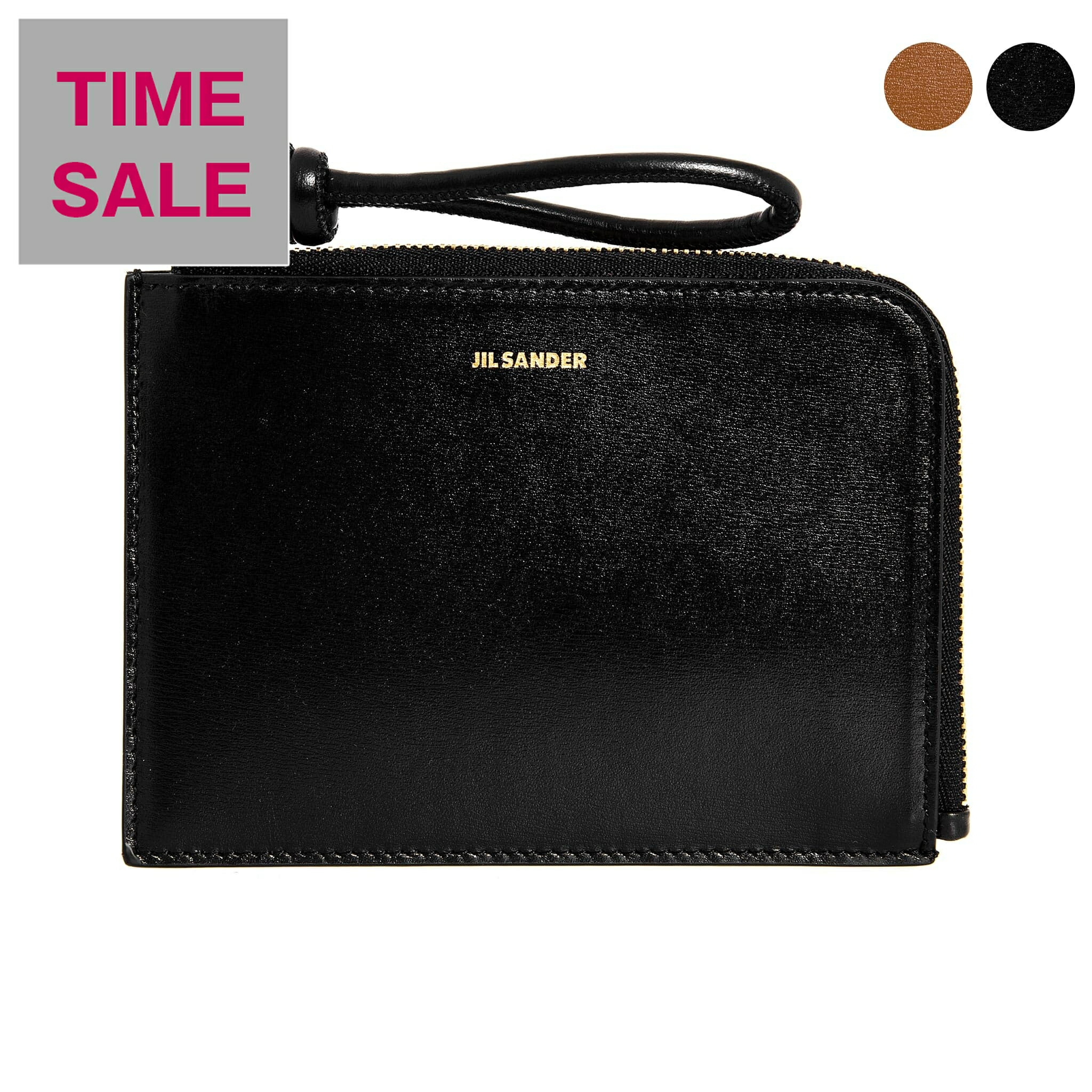 未使用品 ジルサンダー Tangle カードホルダー L字ファスナー 財布 JIL SANDER ジルサンダー 財布 L字ファスナー財布/カードケース