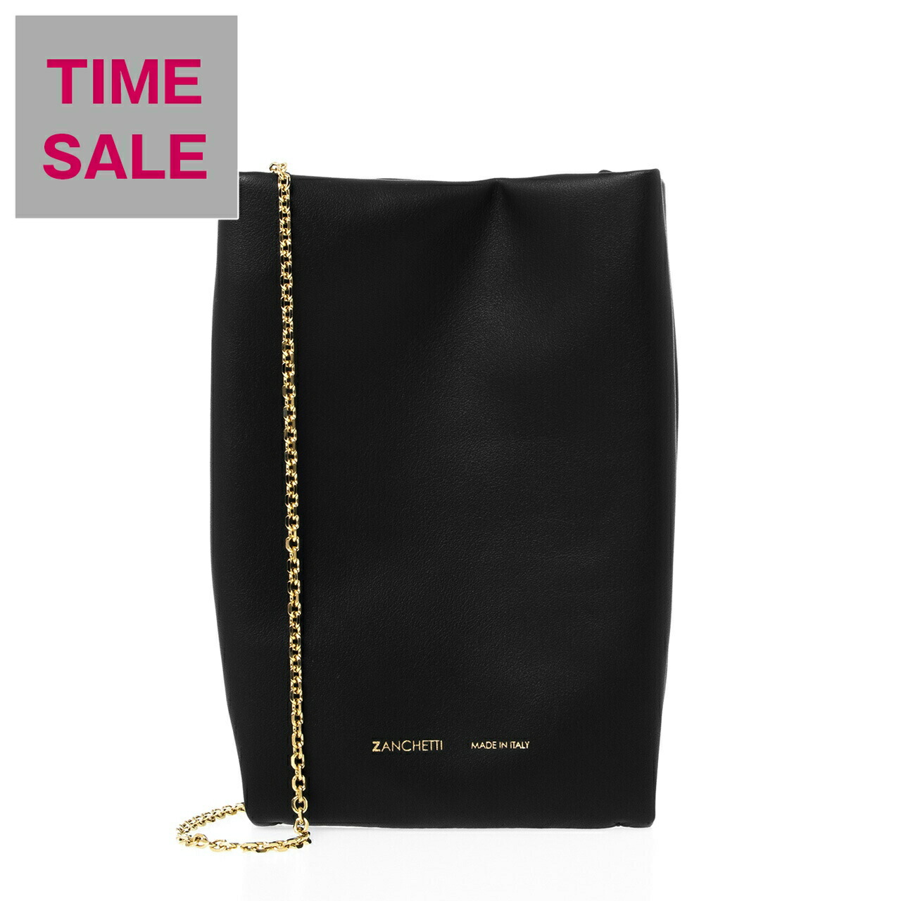 【極美品】 ZANCHETTI ザンチェッティ マーケットバッグ 黒 人気 Zanchetti ZANCHETTI ザンケッティ ポシェット Zeta Crossbody